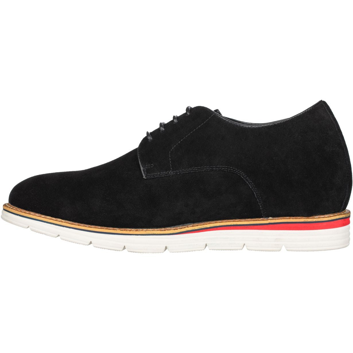 Y4222 - Men's Shoes 3.2 Inches Taller (Nubuck Black)