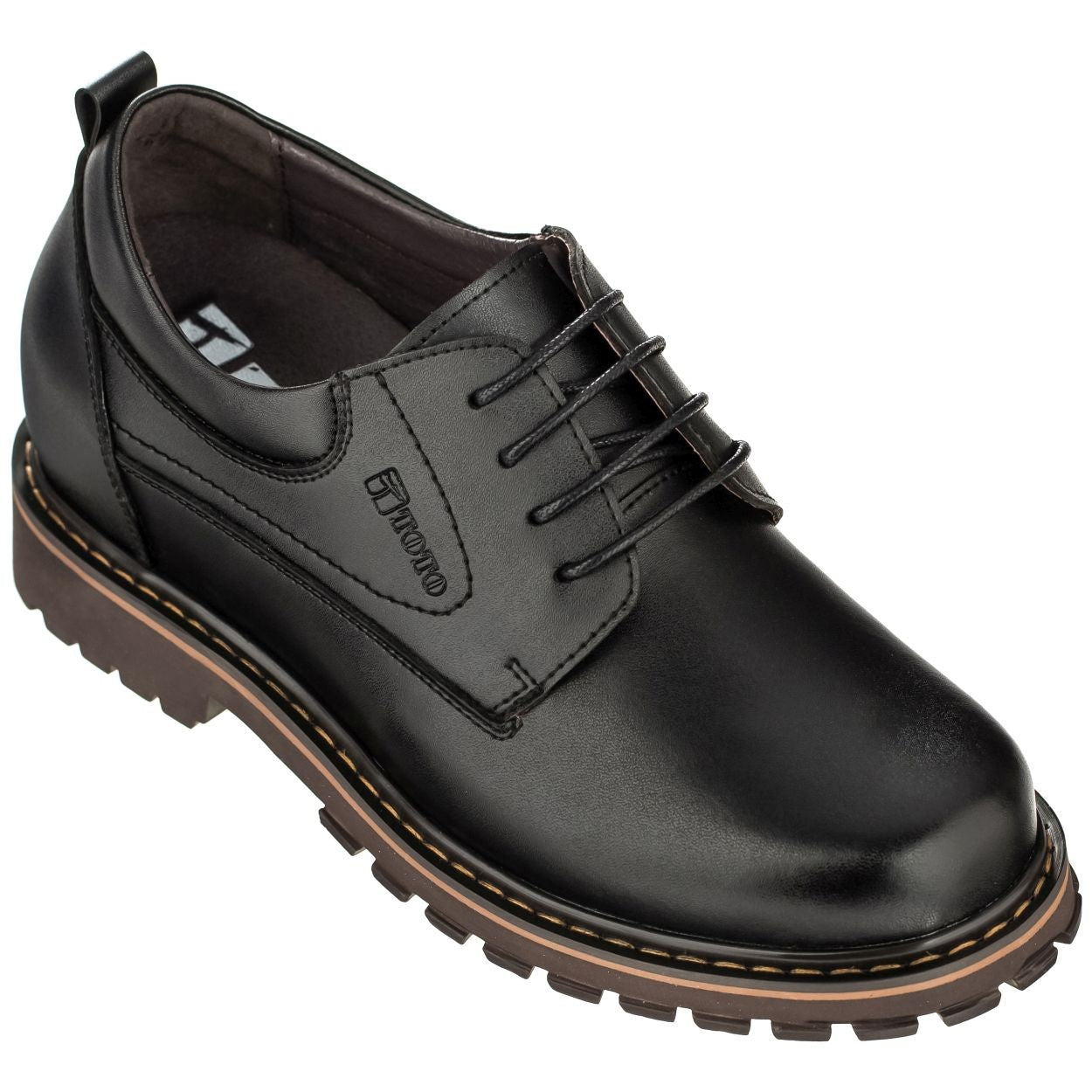 F70289 - 3 Inches Taller (Black) - Men's Shoes
