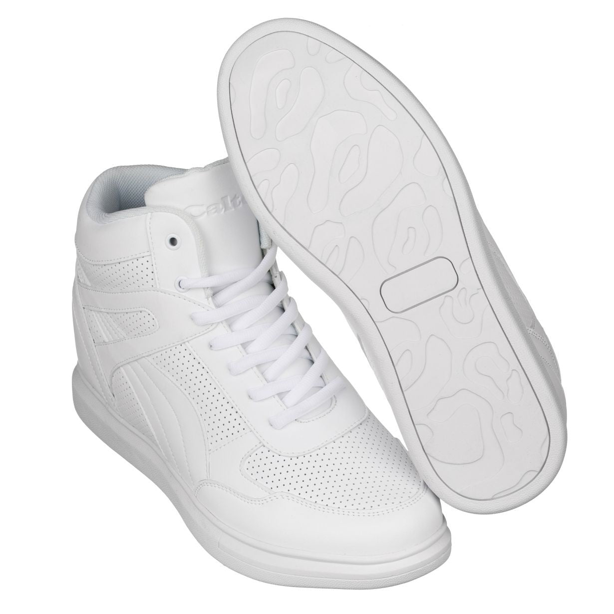 H71904 - 3.8 Inches Taller (White) - Men's Sneakers