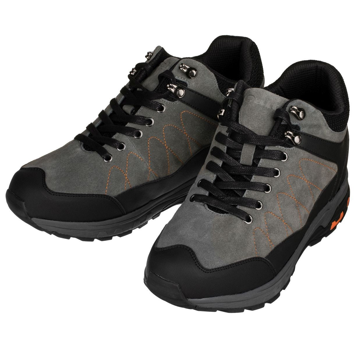 H75472 - 3.2 Inches Taller (Grey) - Hiking Style Men's Boots
