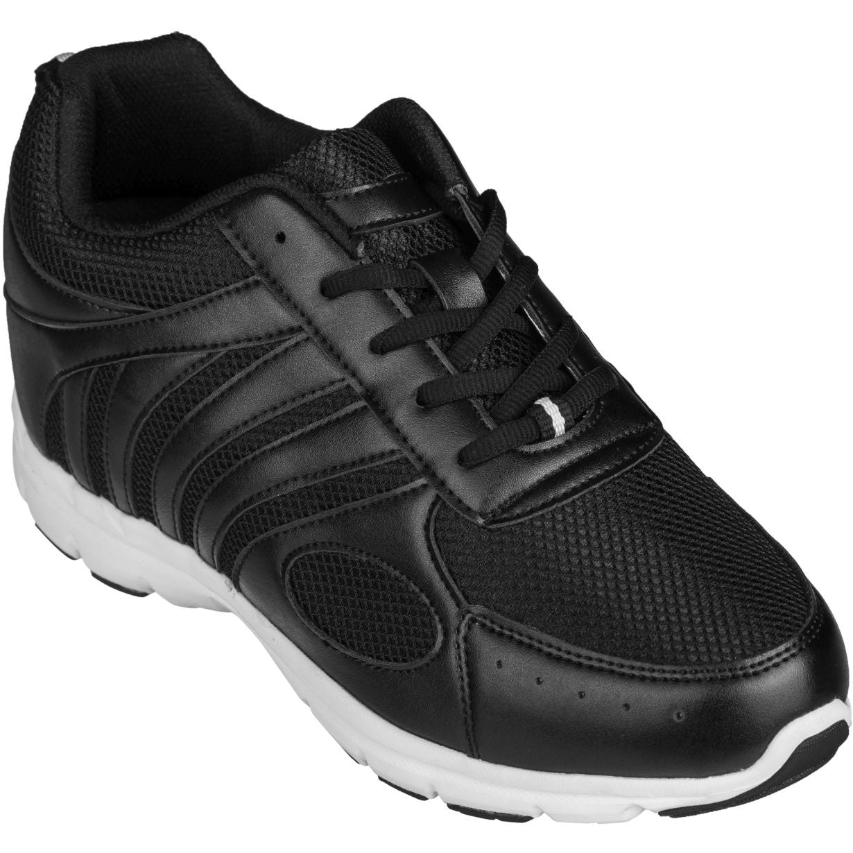 G3304 - 3 Inches Taller (Black) - Super Lightweight Men's Sneakers