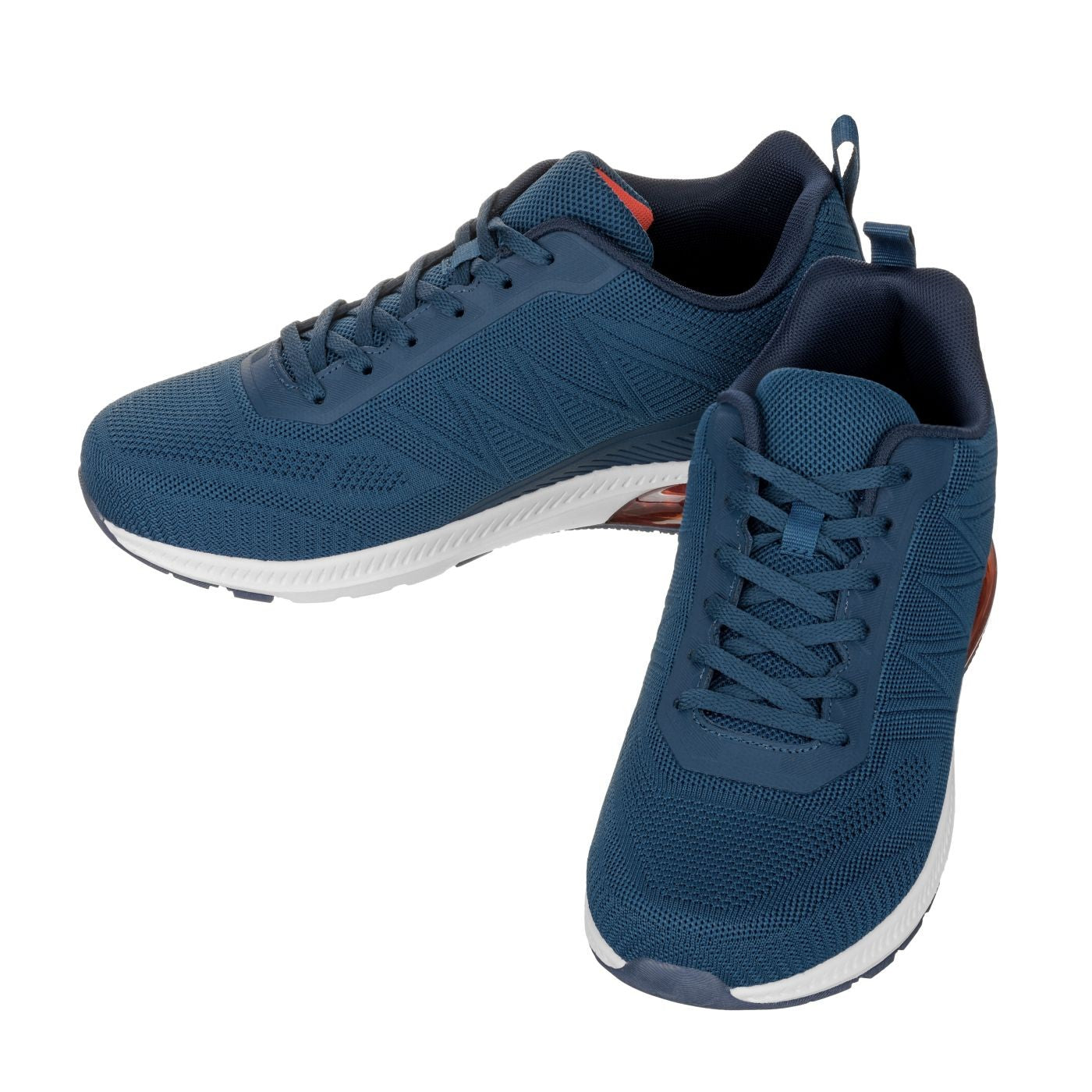 Q230 - 2.4 Inches Taller (Navy/Red) - Super Lightweight Men's Sneakers