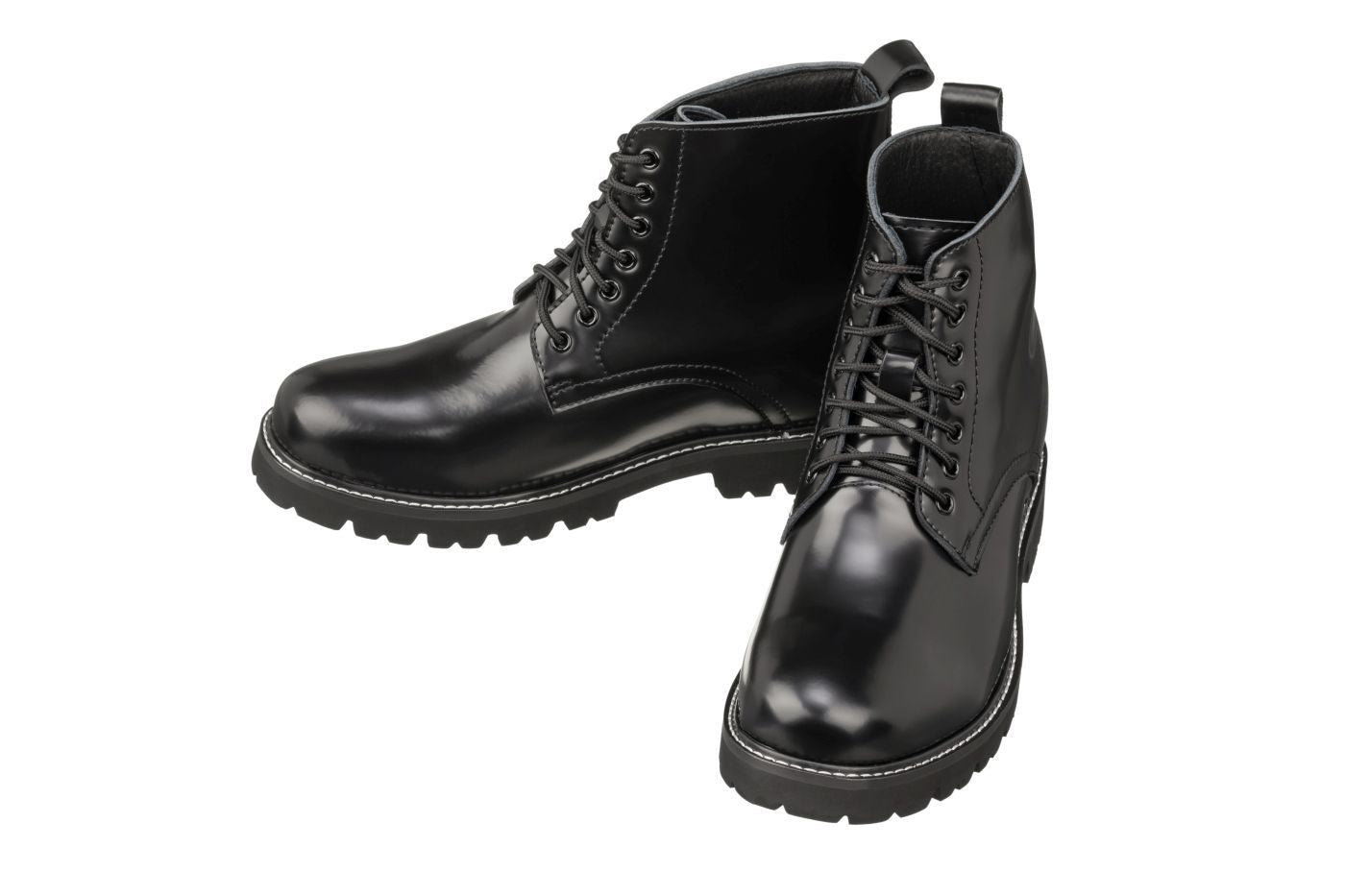 K8710 - 3.3 Inches Taller (Black) - Men's Boots