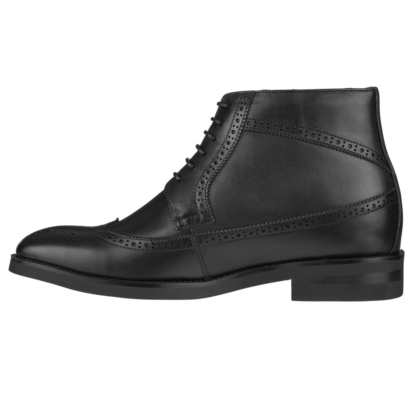 S27001 - 3.2 Inches Taller (Black) - Lightweight Men's Boots