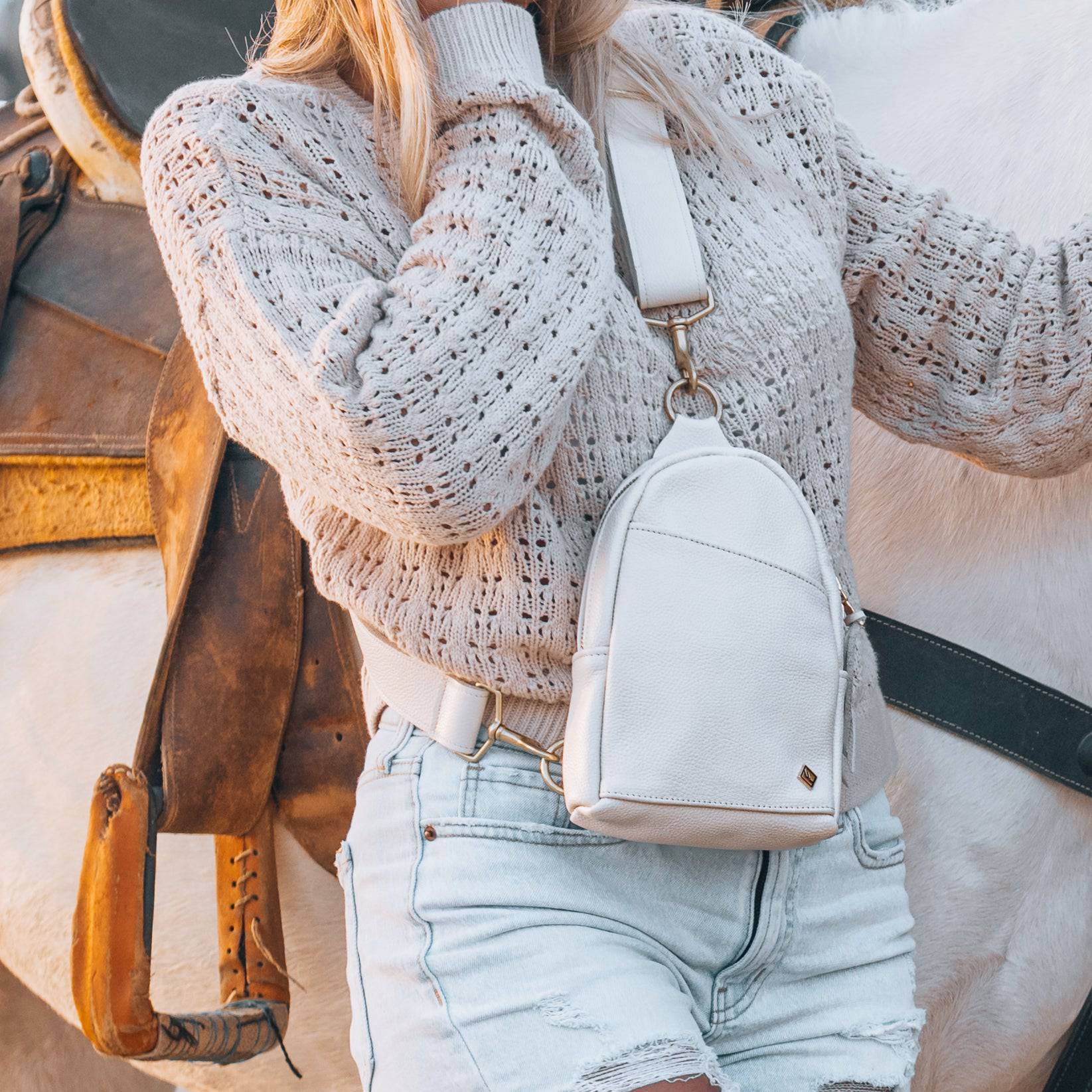 Stylish Leather Sling Bag for Women