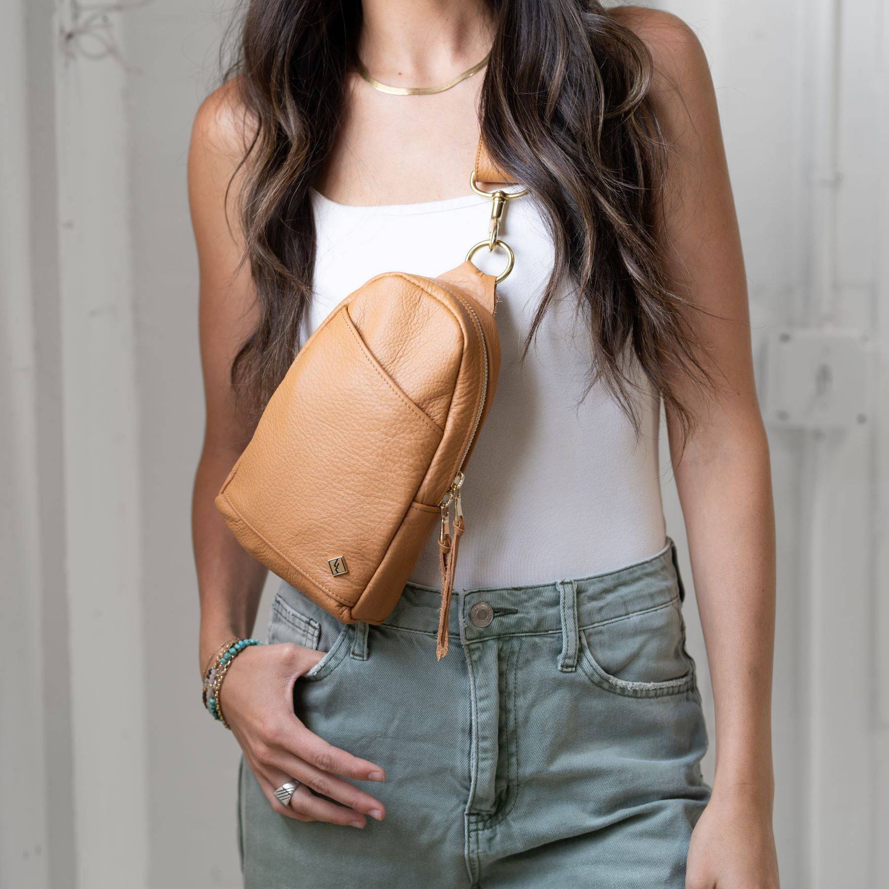 Stylish Leather Sling Bag for Women