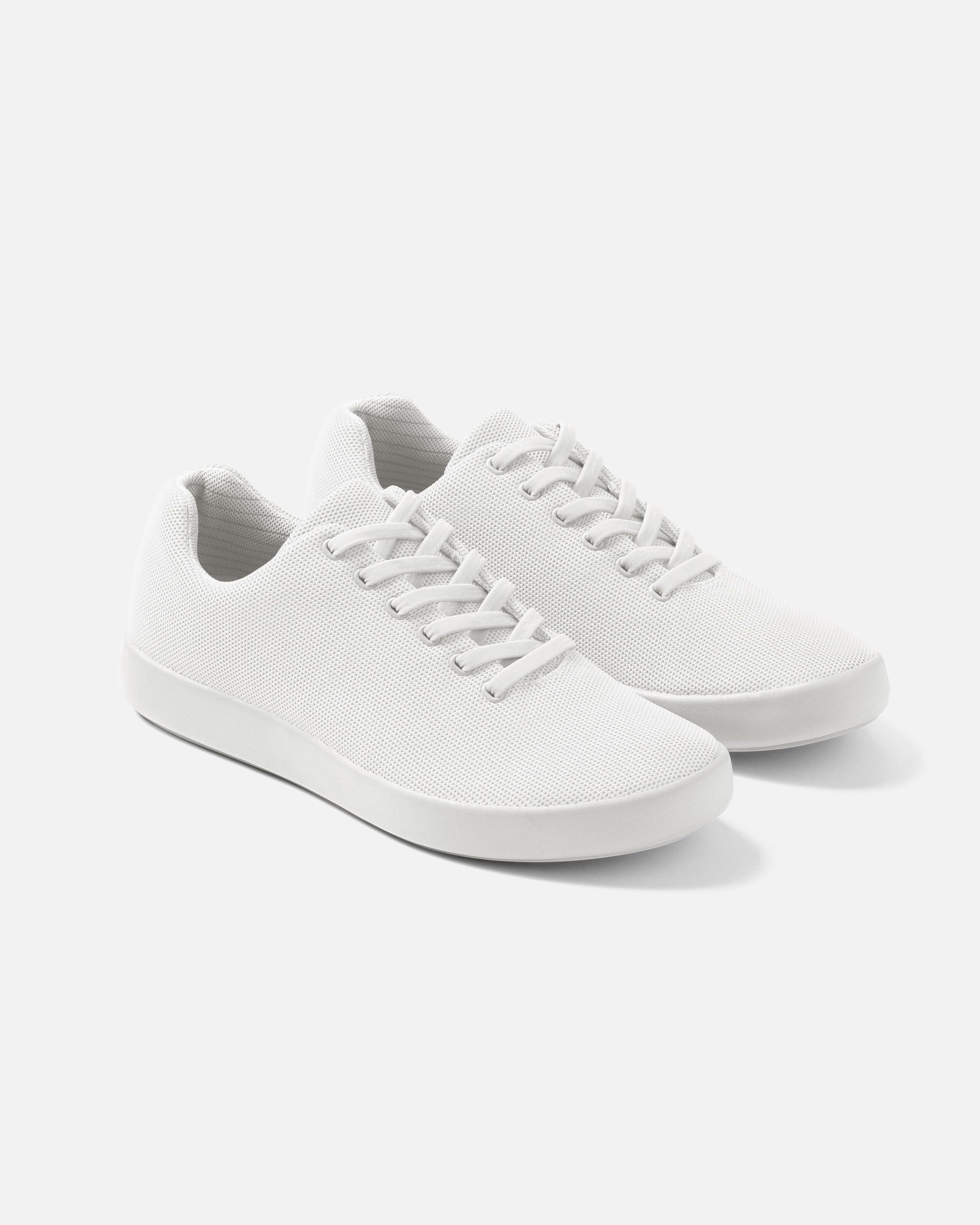 Model 000: White Sneakers