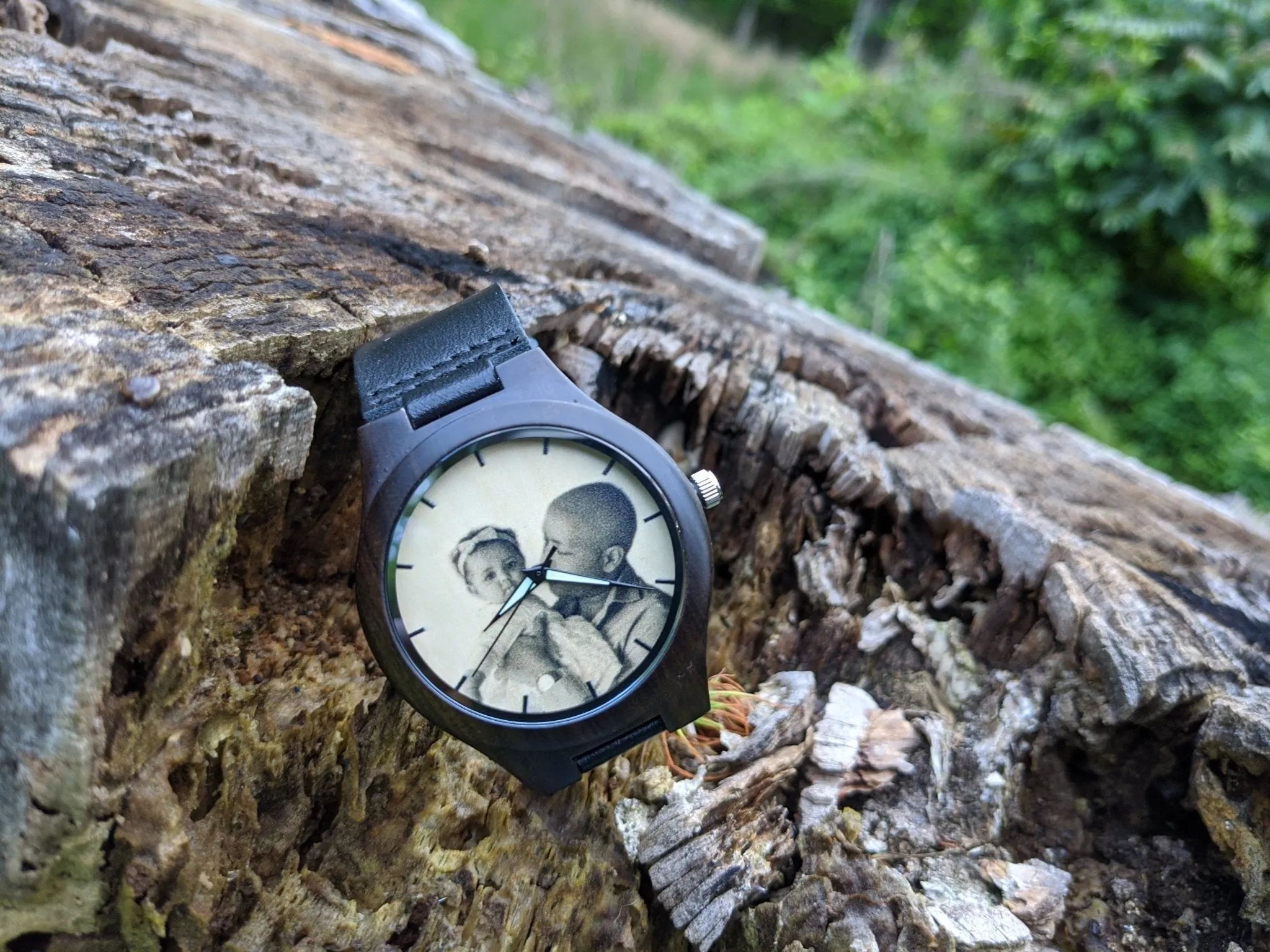 Radiante Men's Watch | Leather Black Photo
