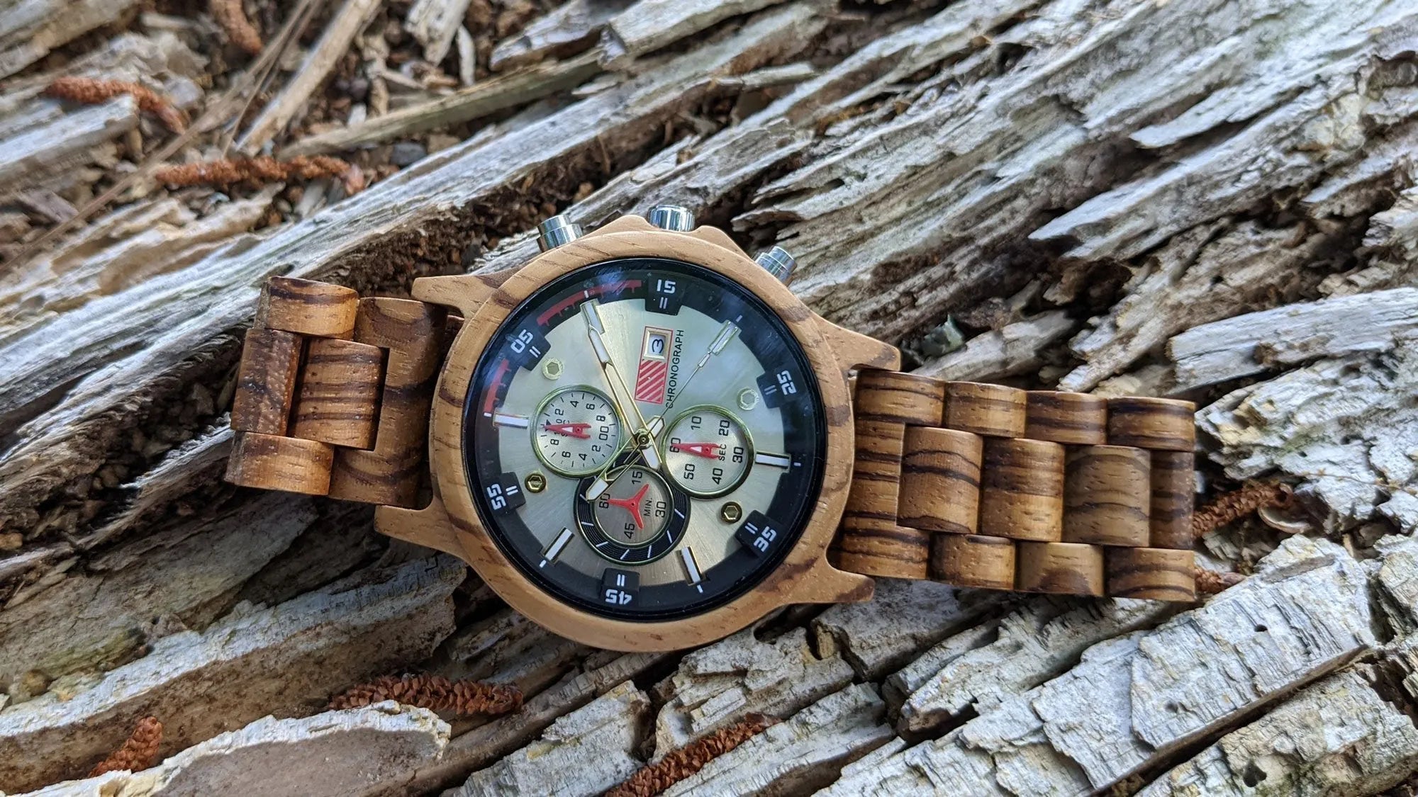 Multa Wooden Men's Watch | Brown