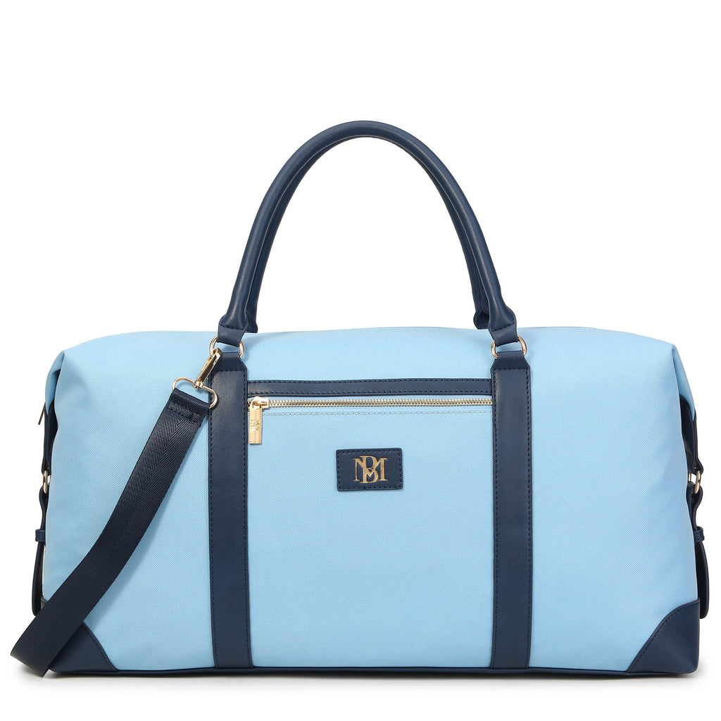 blue duffle bag for women