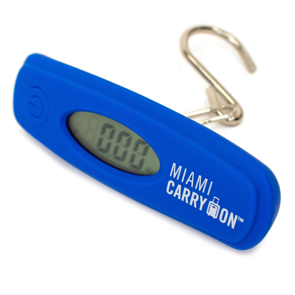Digital Luggage Scale with Stainless Steel Hook - Blue - Travellty
