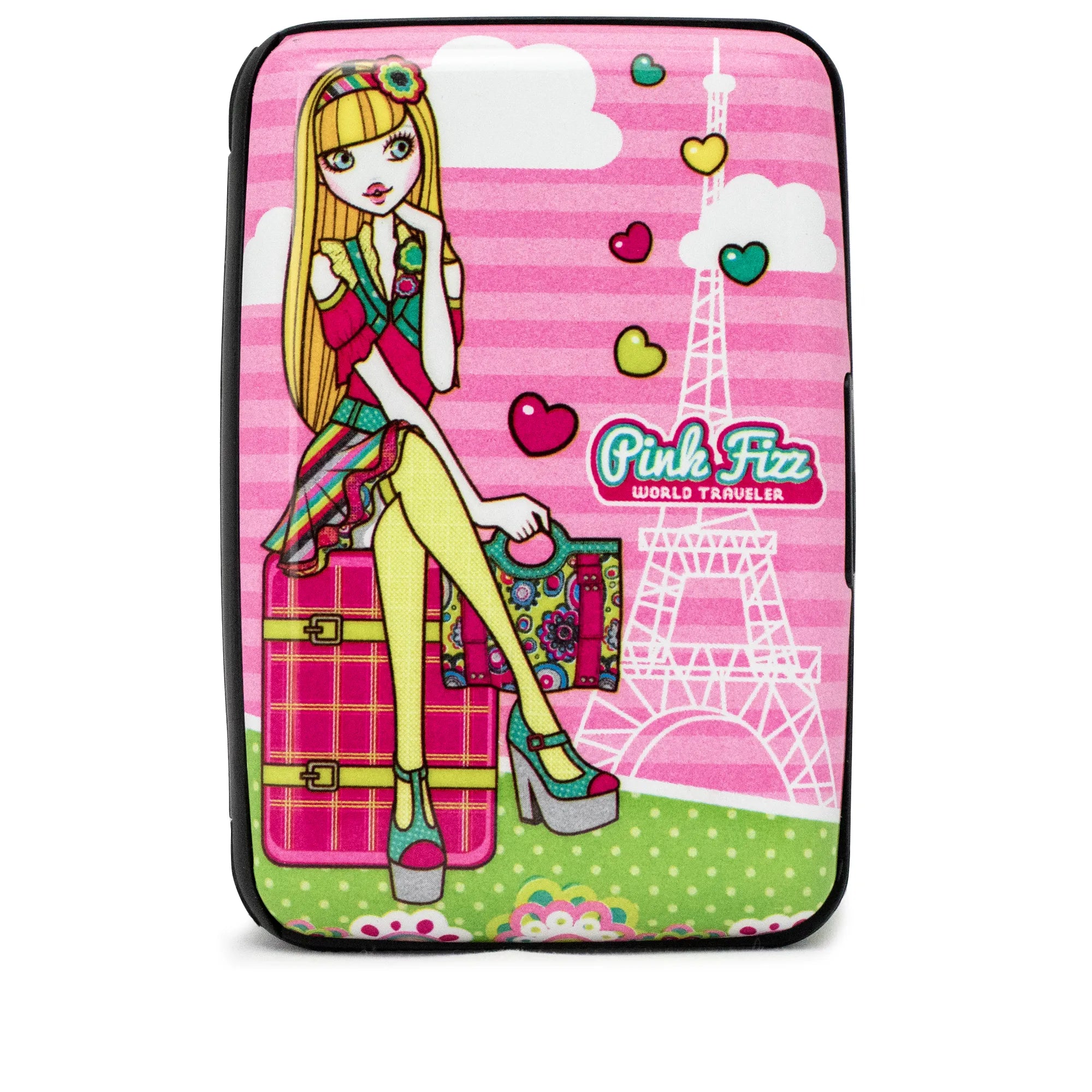 RFID Wallet and Credit Card Holder - Lulu Pink - Travellty