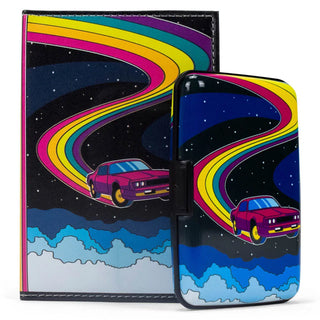 RFID Protected Wallet and Passport Cover Set