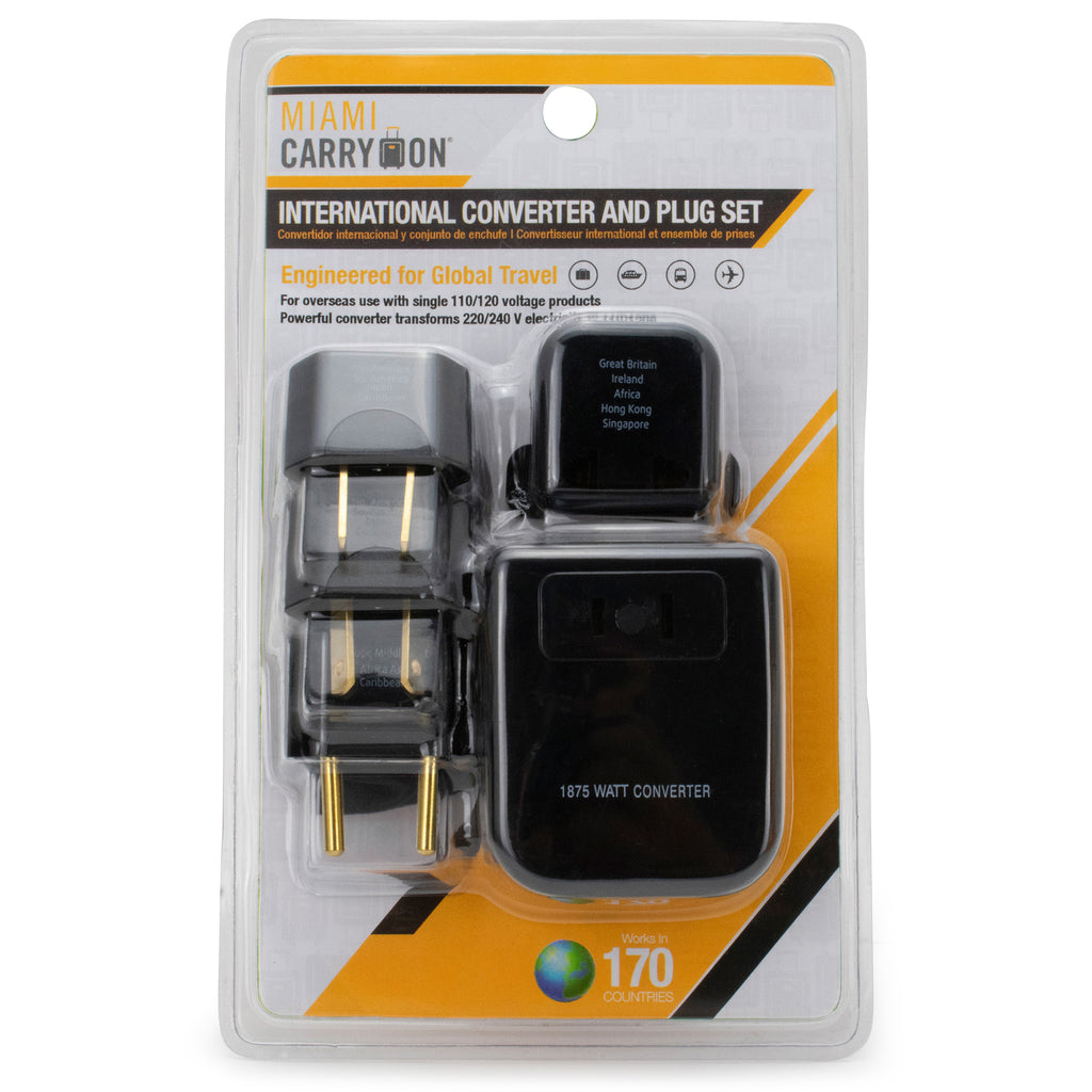 international converter and plug set