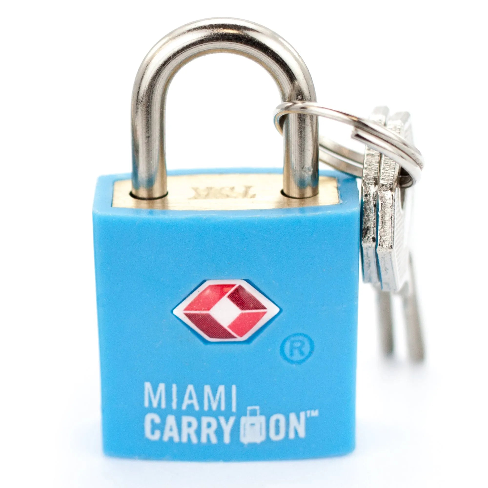 Candado con llave aprobado por la TSA