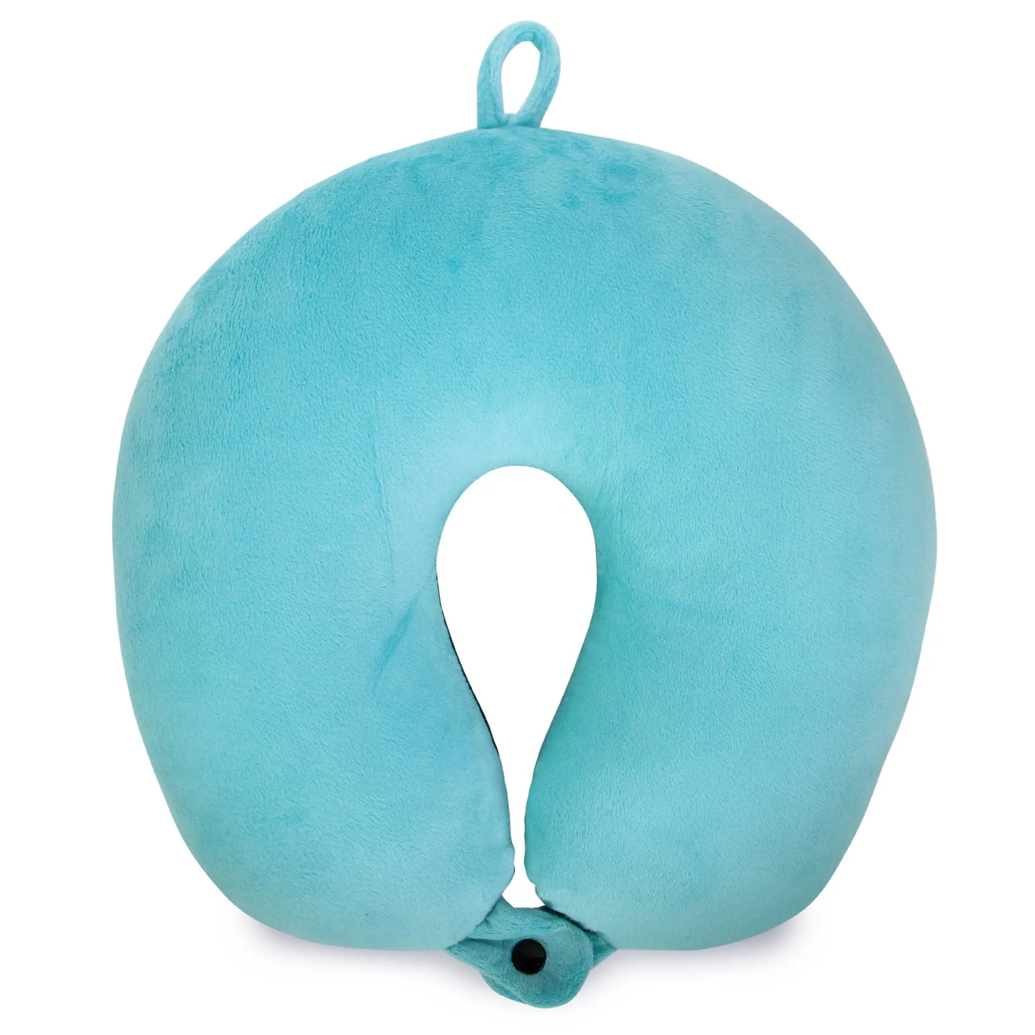 teal microbead neck pillow