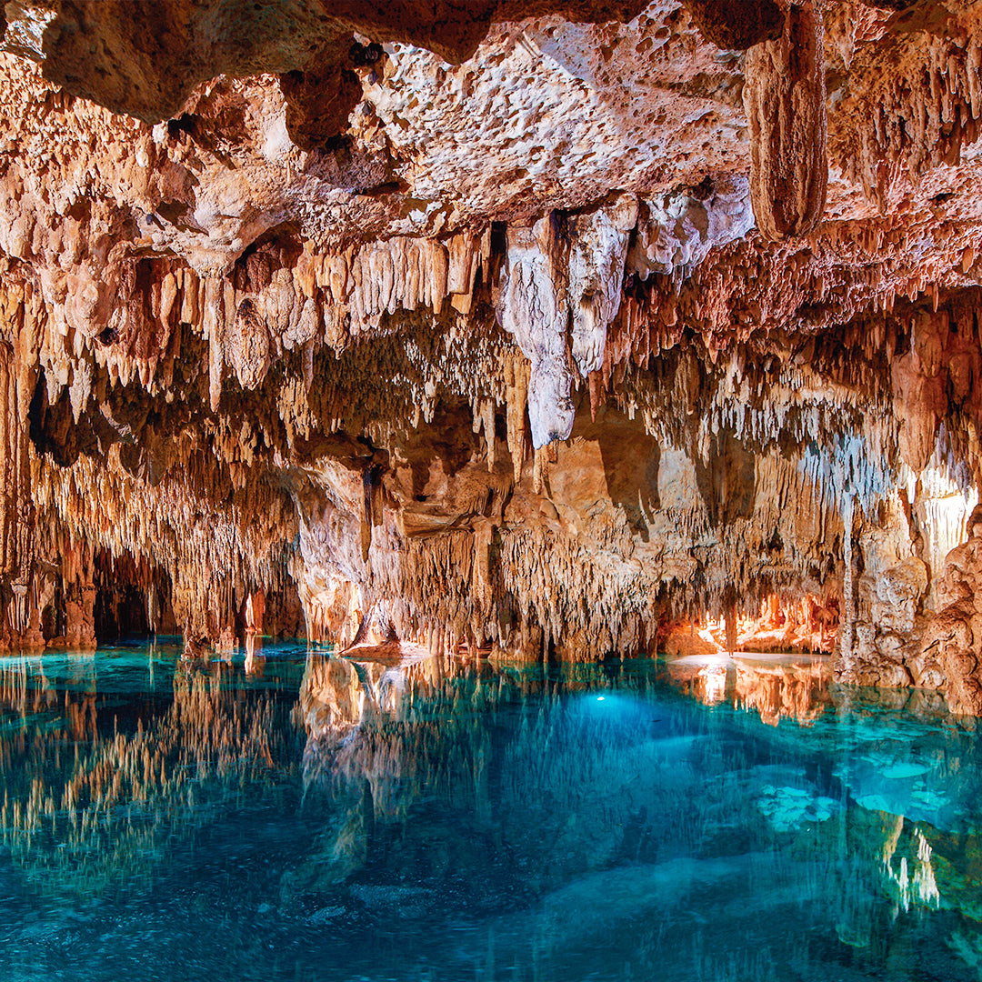 Mexico cenote cavern