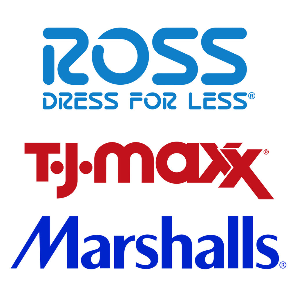 discount retailers: Ross, TJ Maxx, Marshalls