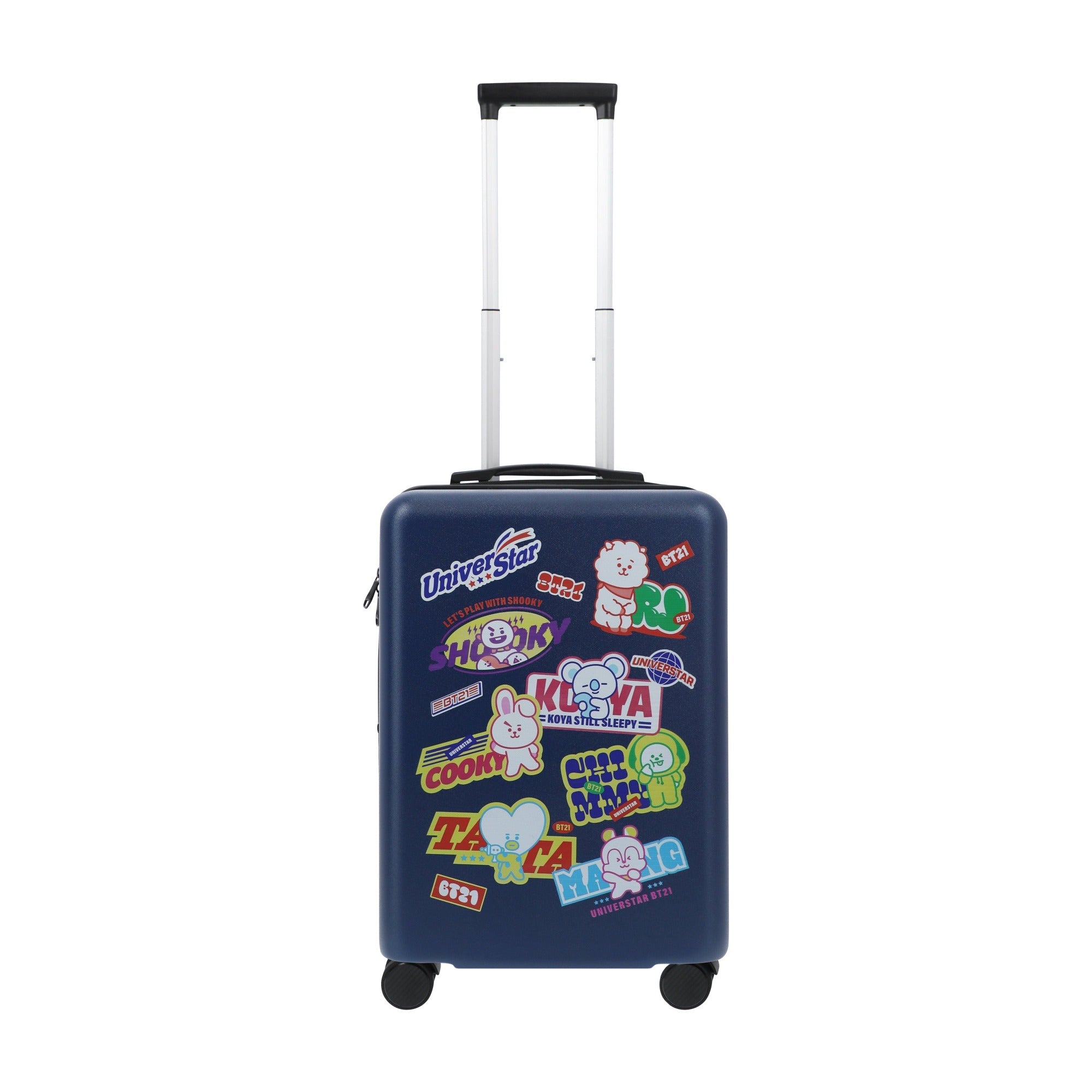 BT21 22.5" Navy Carry-On Suitcase Luggage