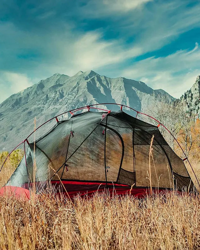 1-12 Person Tent by Mountains