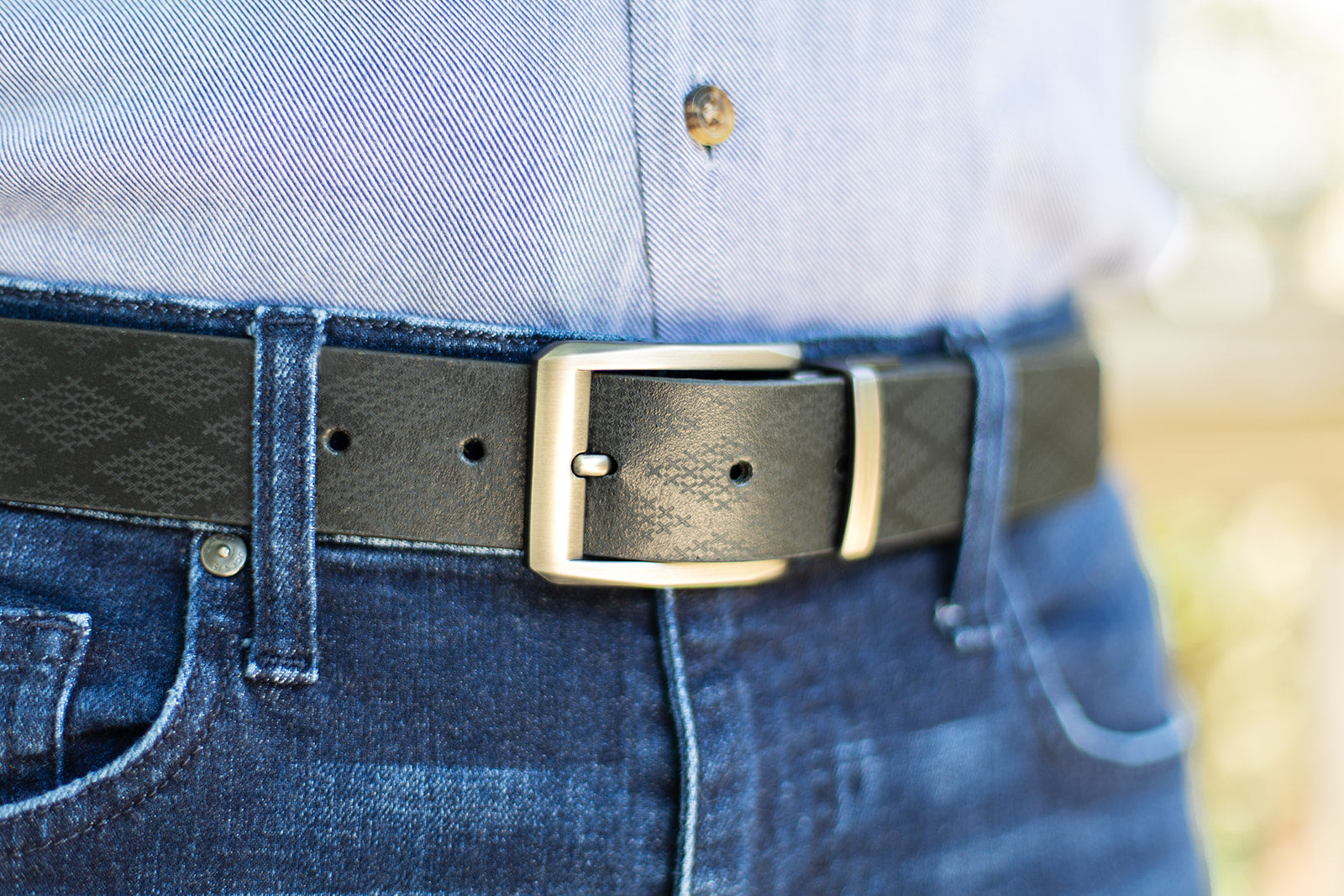 1.25 Inch Reversible Leather Belt