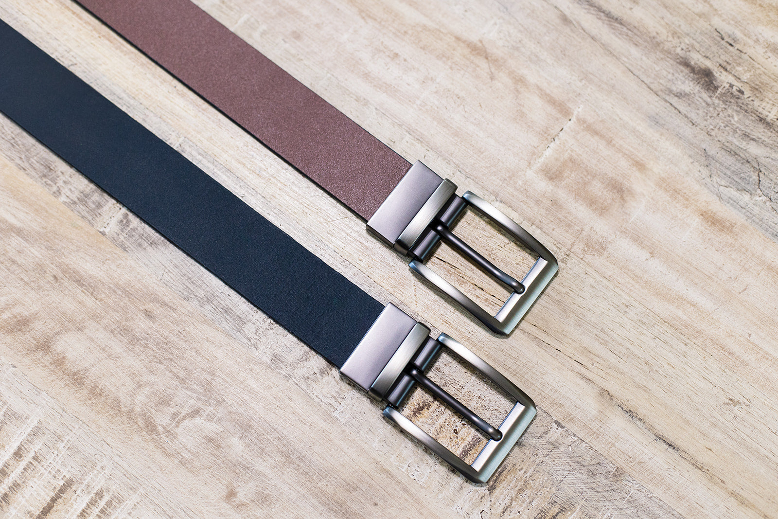 1.25 Inch Reversible Leather Belt