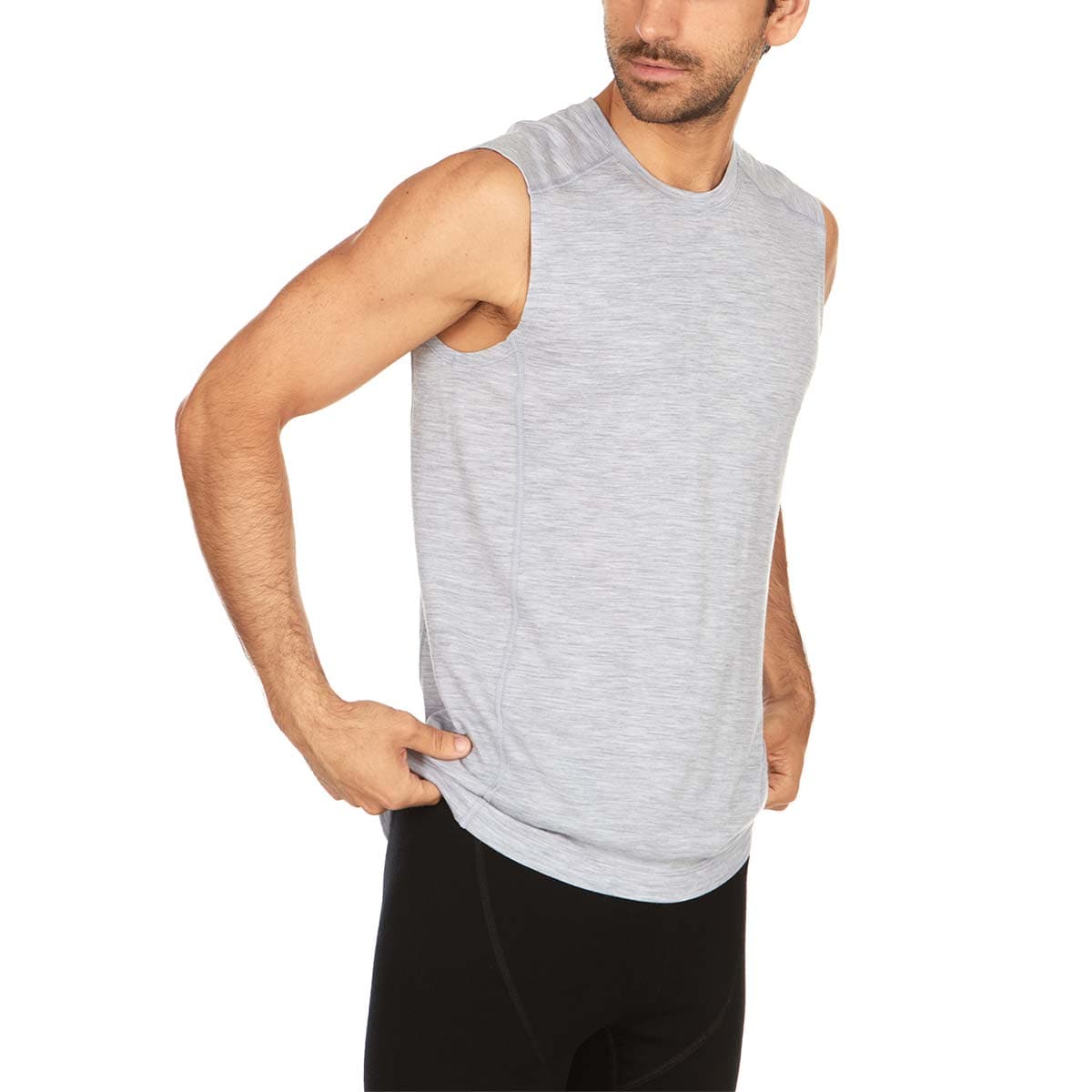 Men's Wool Sleeveless Tank Top Woolverino