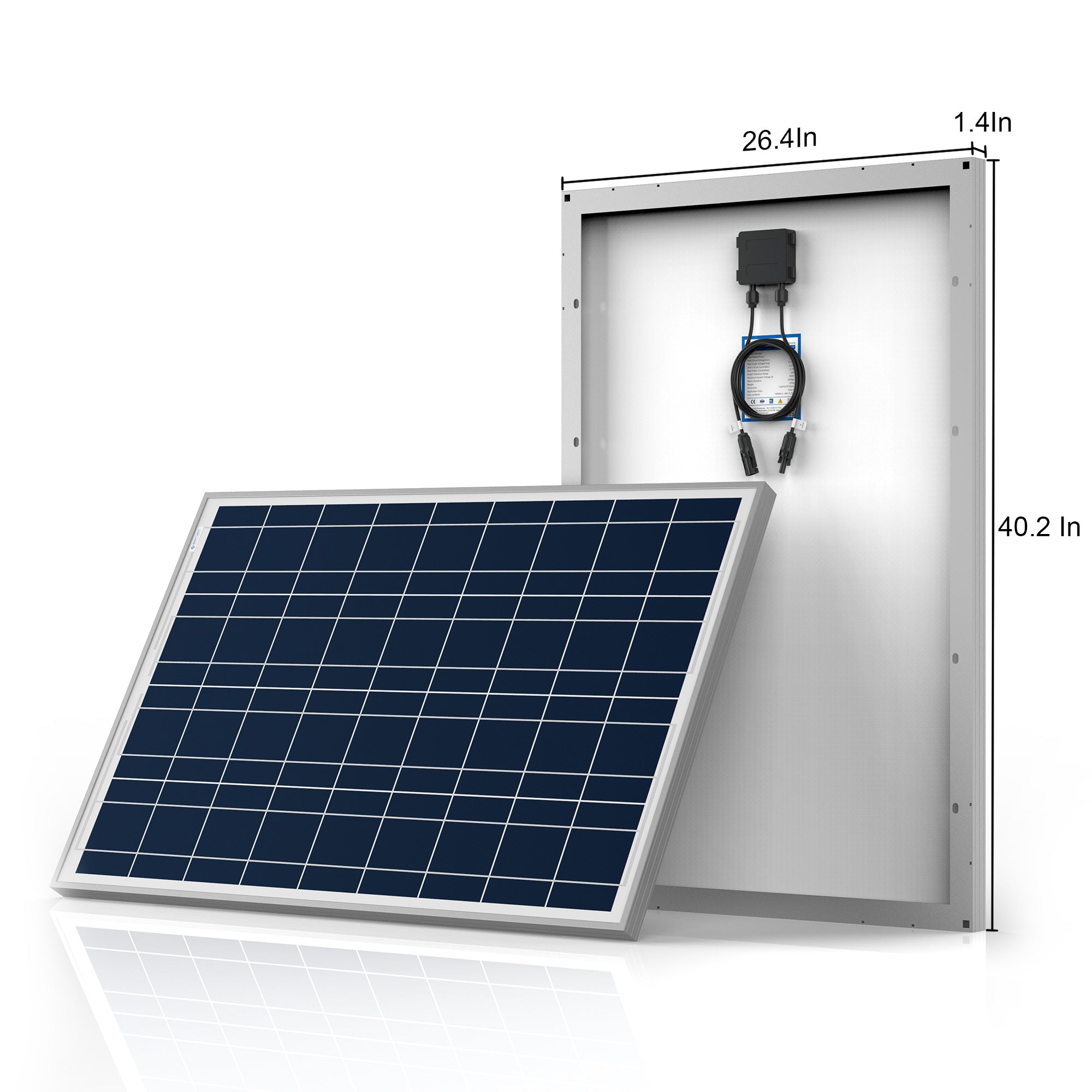 ACOPOWER 100 Watt Poly Solar Panel