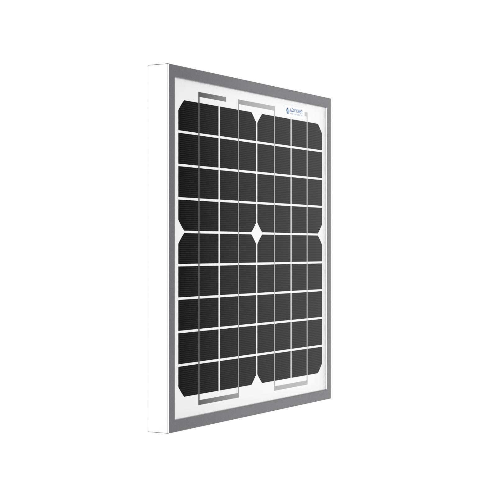 ACOPower 10W Mono Solar Panel for 12V Battery Charging RV Boat, Off Grid