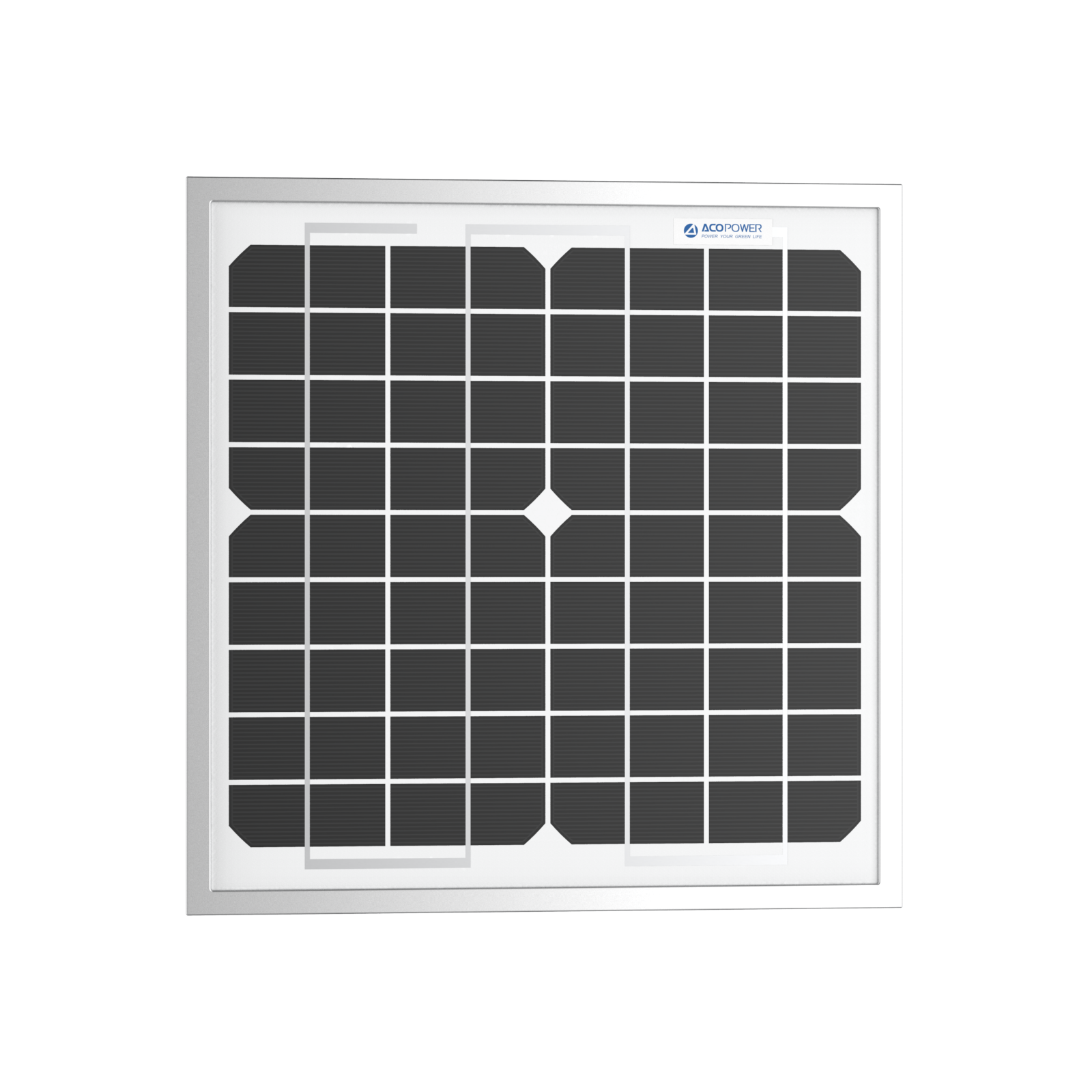 ACOPower 10W Mono Solar Panel for 12V Battery Charging RV Boat, Off Grid