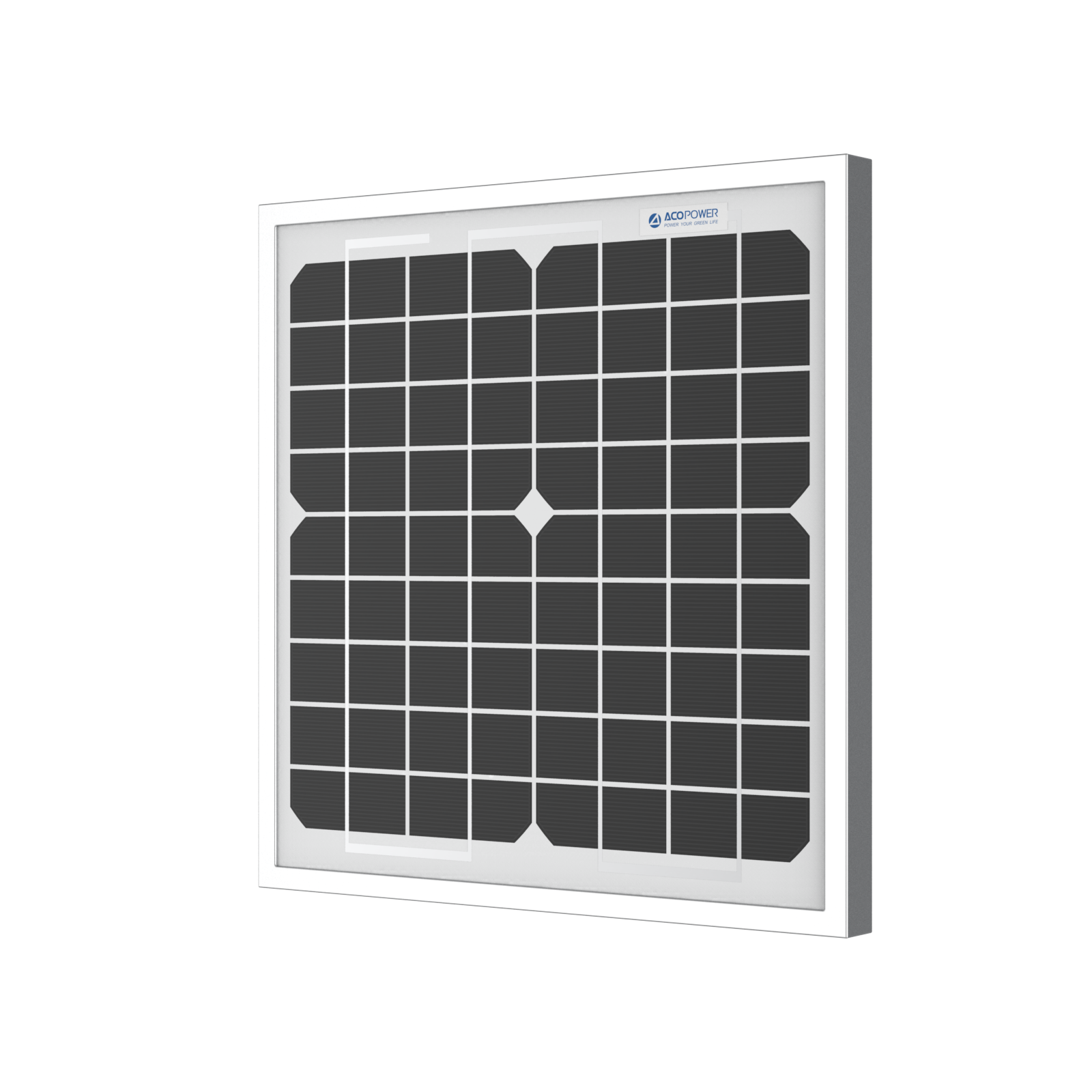 ACOPower 10W Mono Solar Panel for 12V Battery Charging RV Boat, Off Grid