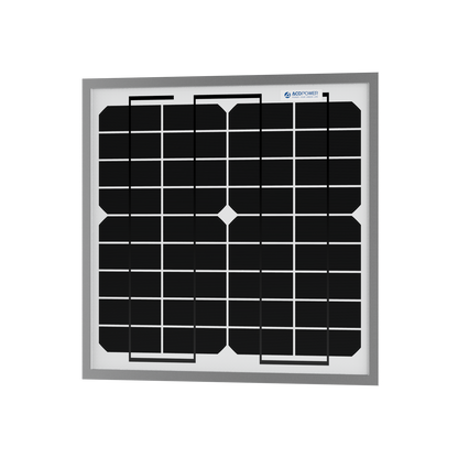 ACOPower 10W Mono Solar Panel for 12V Battery Charging RV Boat, Off Grid