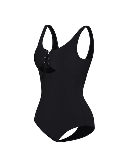 Cut-Out Corset Swimsuit