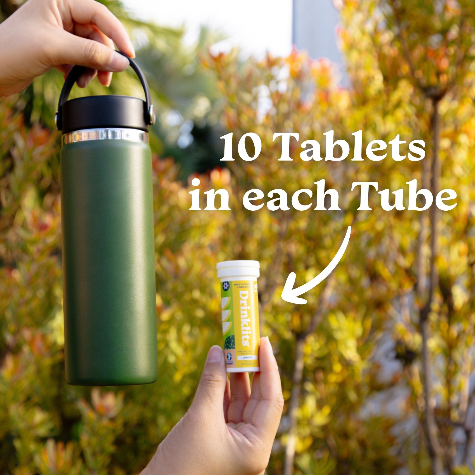 Lemon Immunity Tablets for Daily Immune Support (8 Tubes, 80 Servings)
