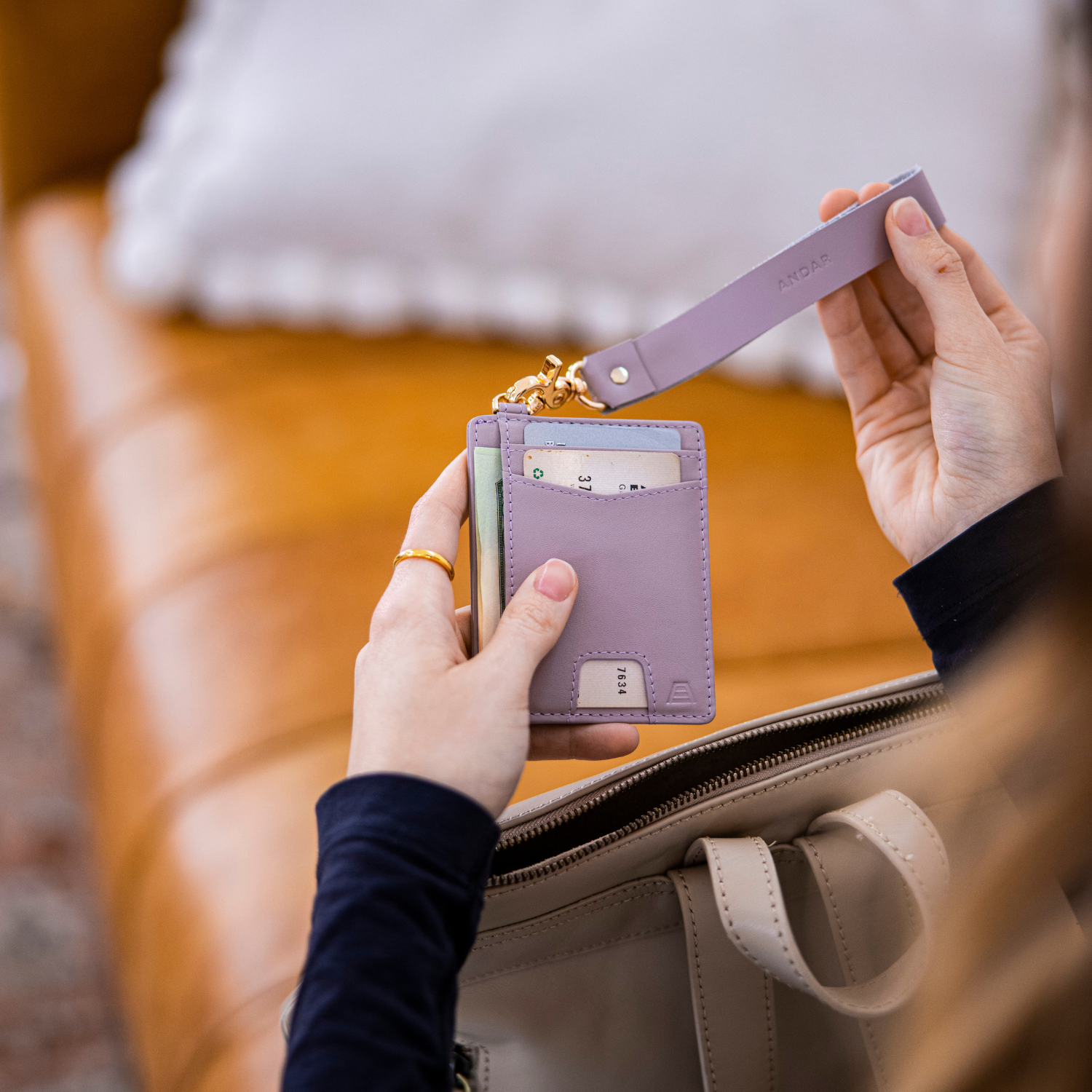 The Denner Slim RFID Leather Wallet