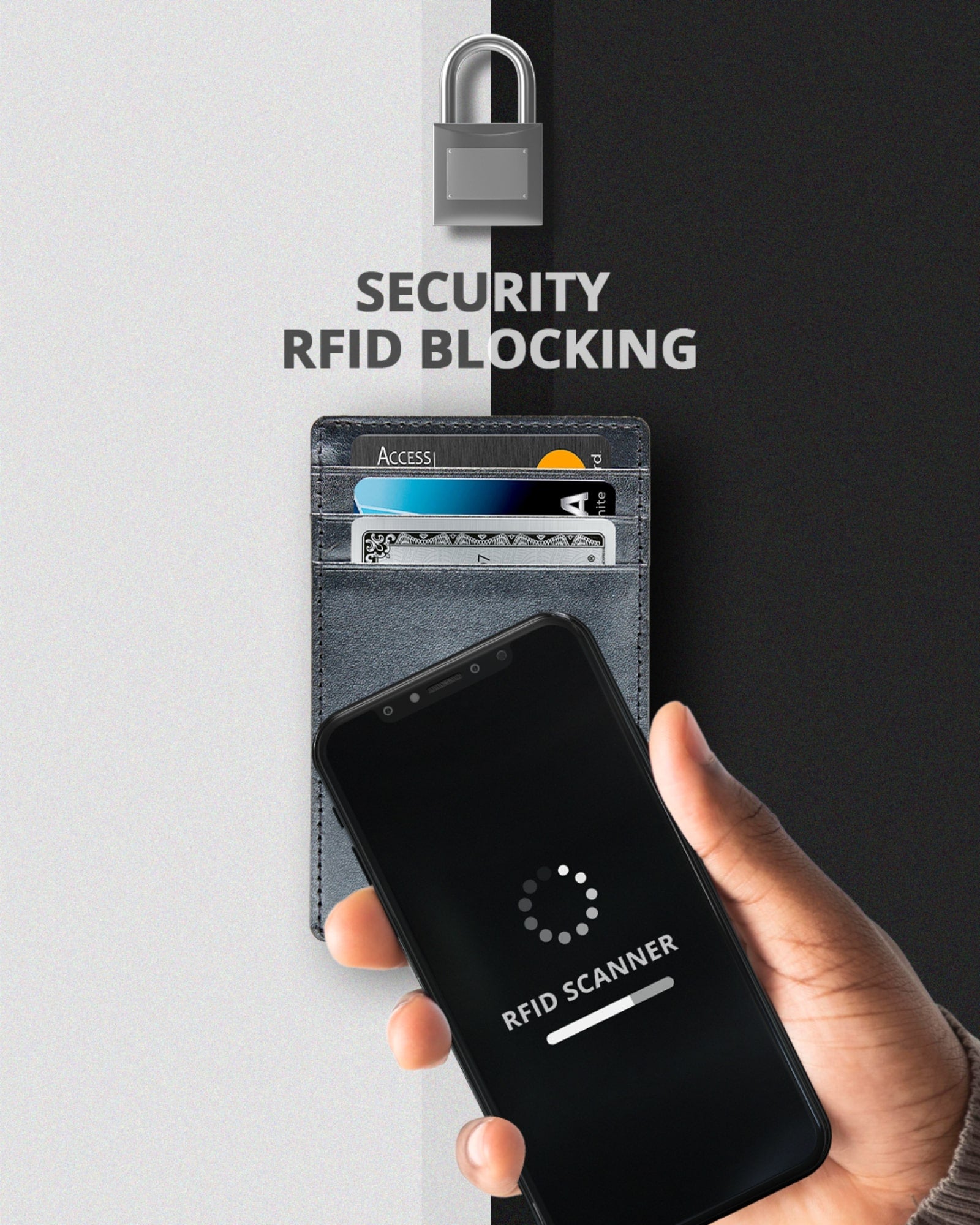 Leather RFID Minimalist Card Holder