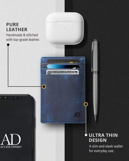 Leather RFID Minimalist Card Holder