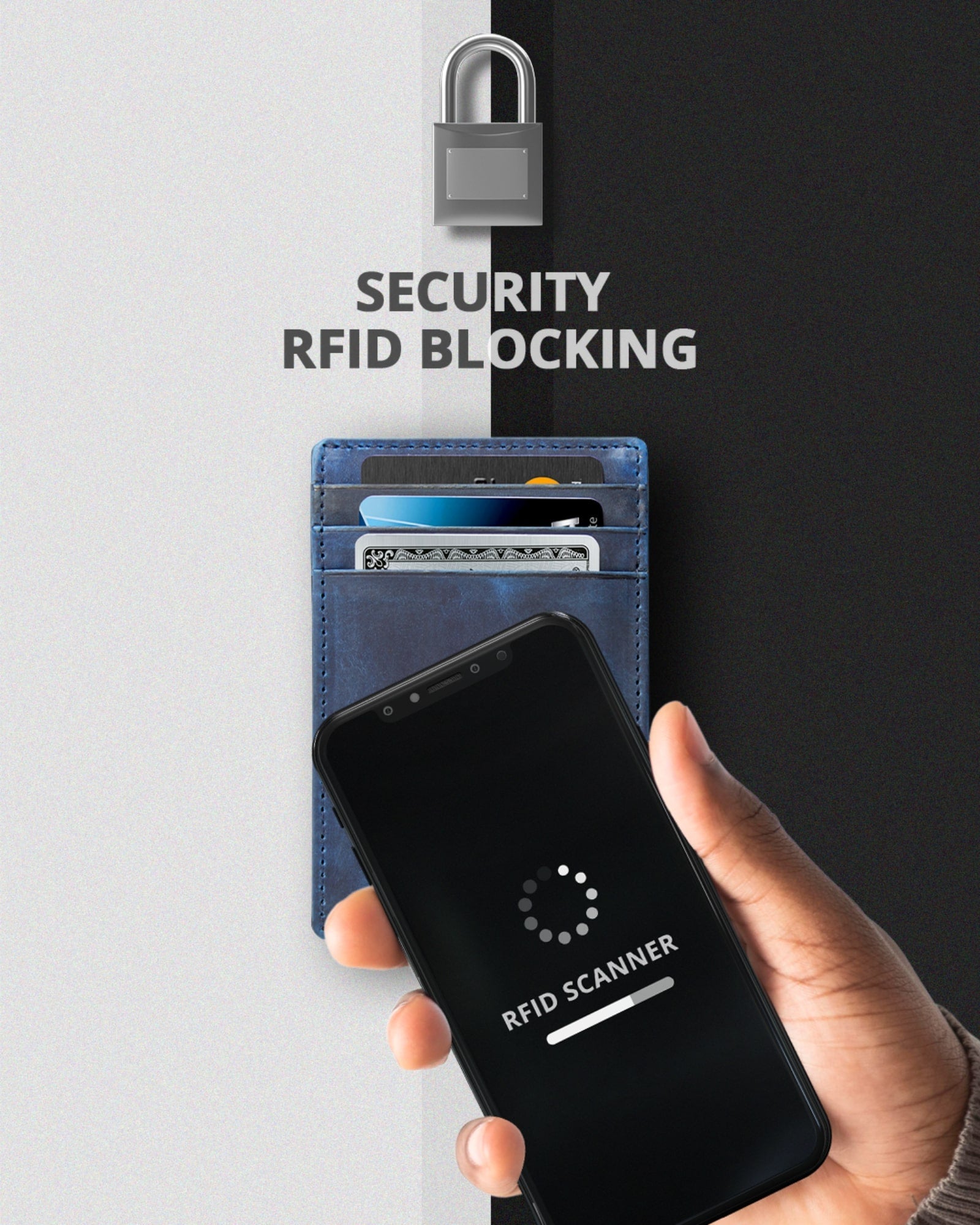 Leather RFID Minimalist Card Holder