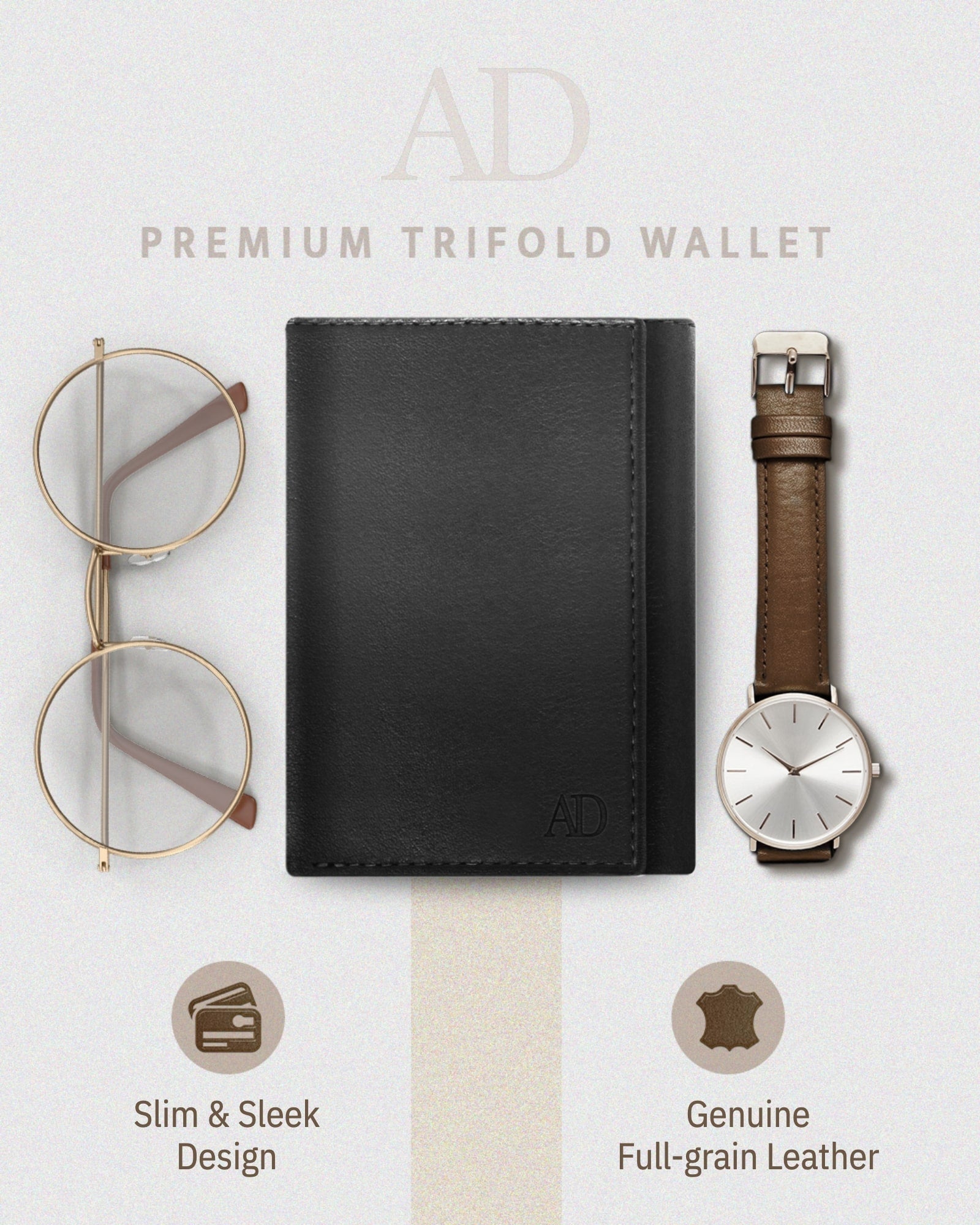 Trifold Wallet With ID Window