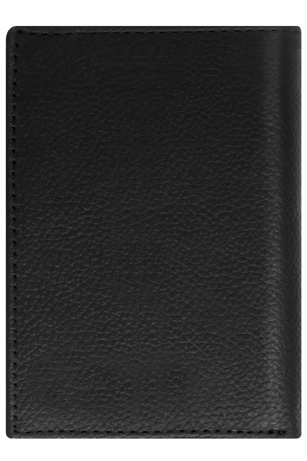 Leather Trifold RFID Wallet with Flip-Up ID