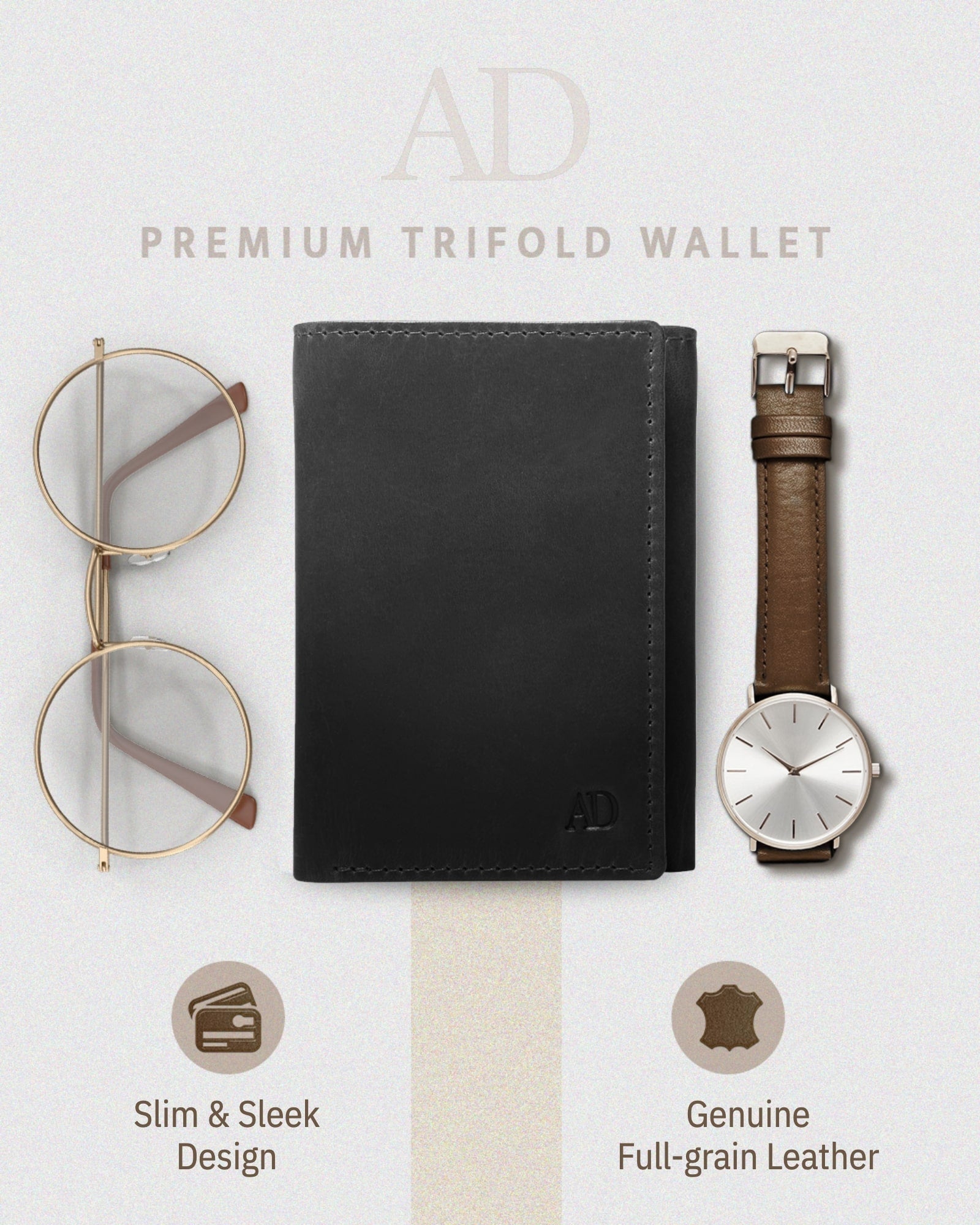 Trifold Wallet With ID Window