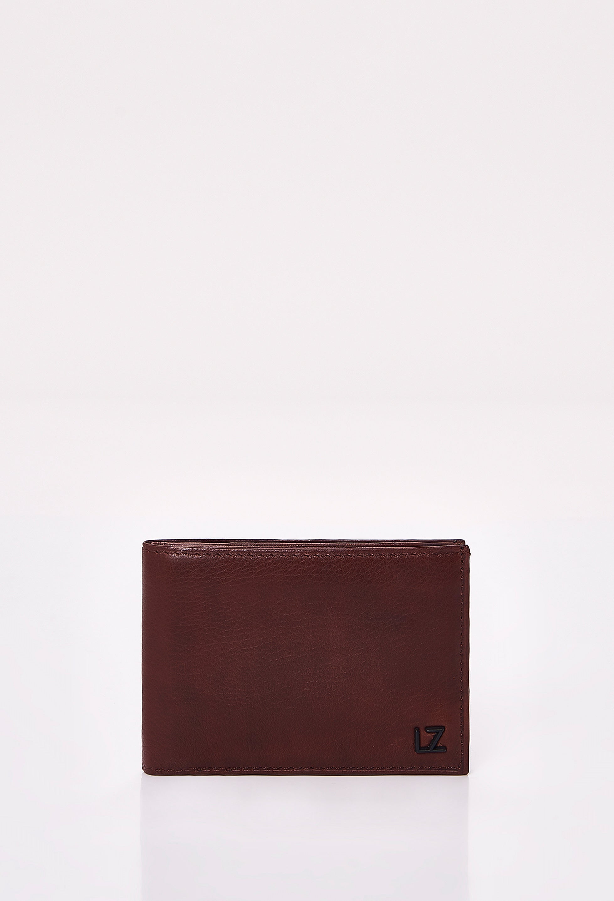 Coffee Leather 8 Card Bifold Wallet