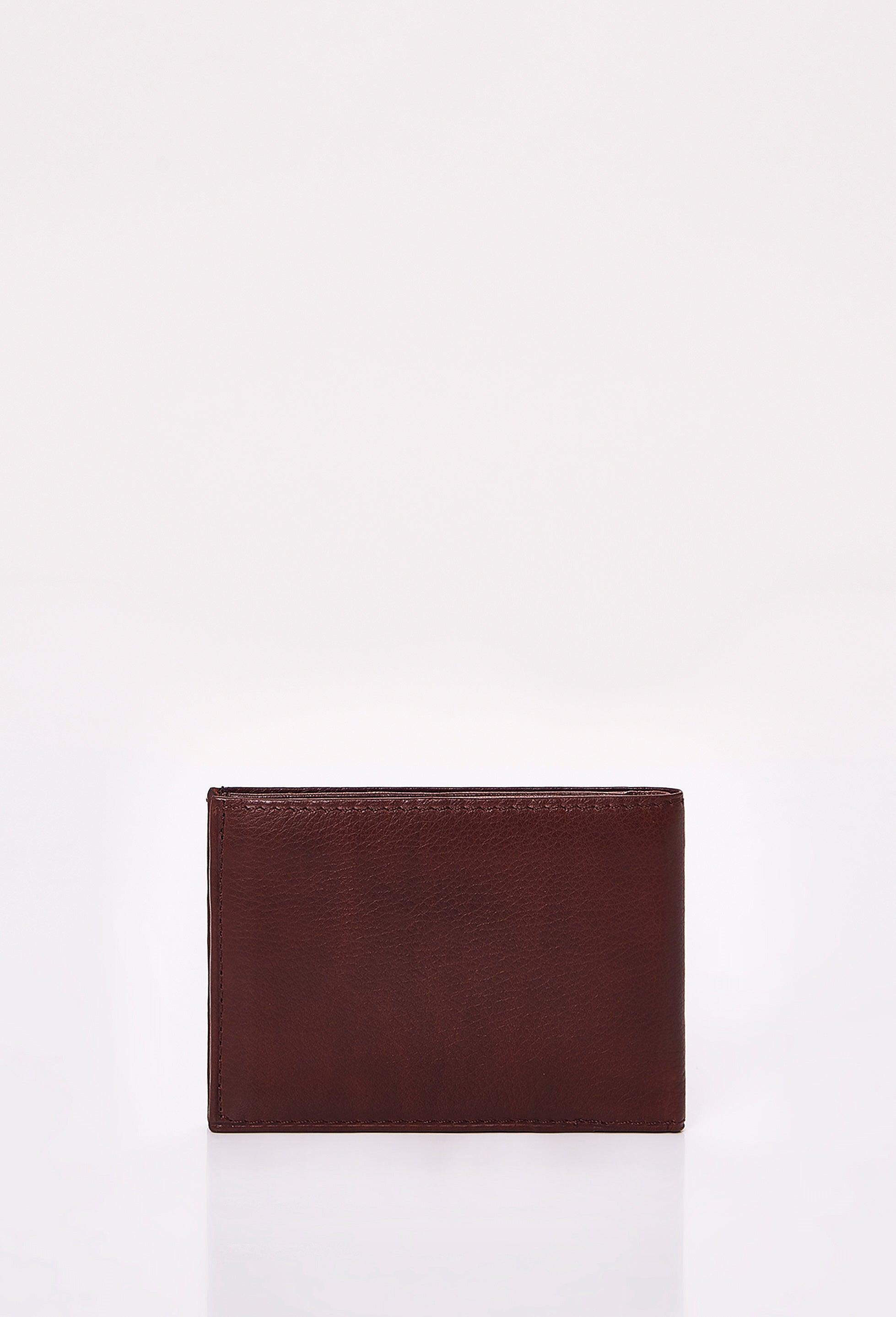 Coffee Leather 8 Card Bifold Wallet