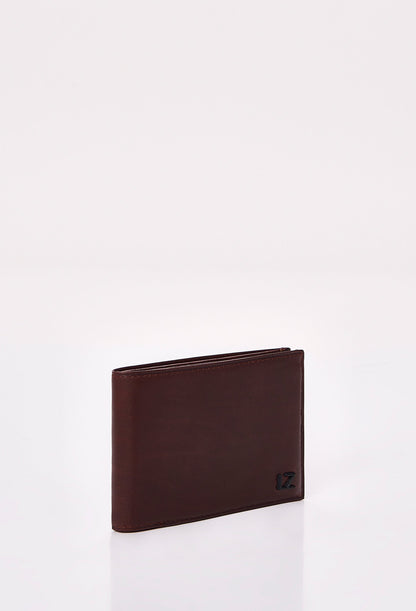 Coffee Leather 8 Card Bifold Wallet