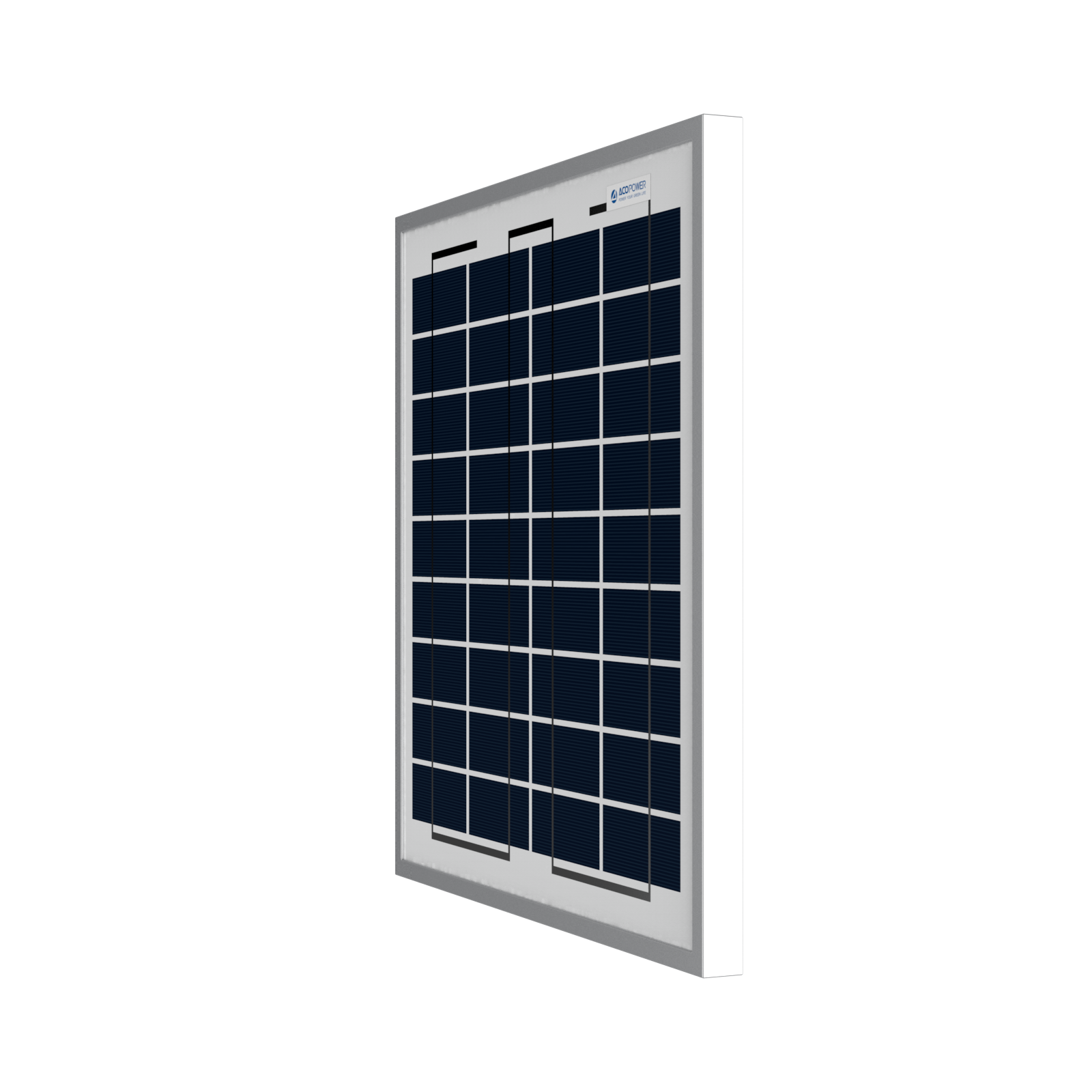 ACOPower 15W Polycrystalline Solar Panel for 12 Volt Battery Charging