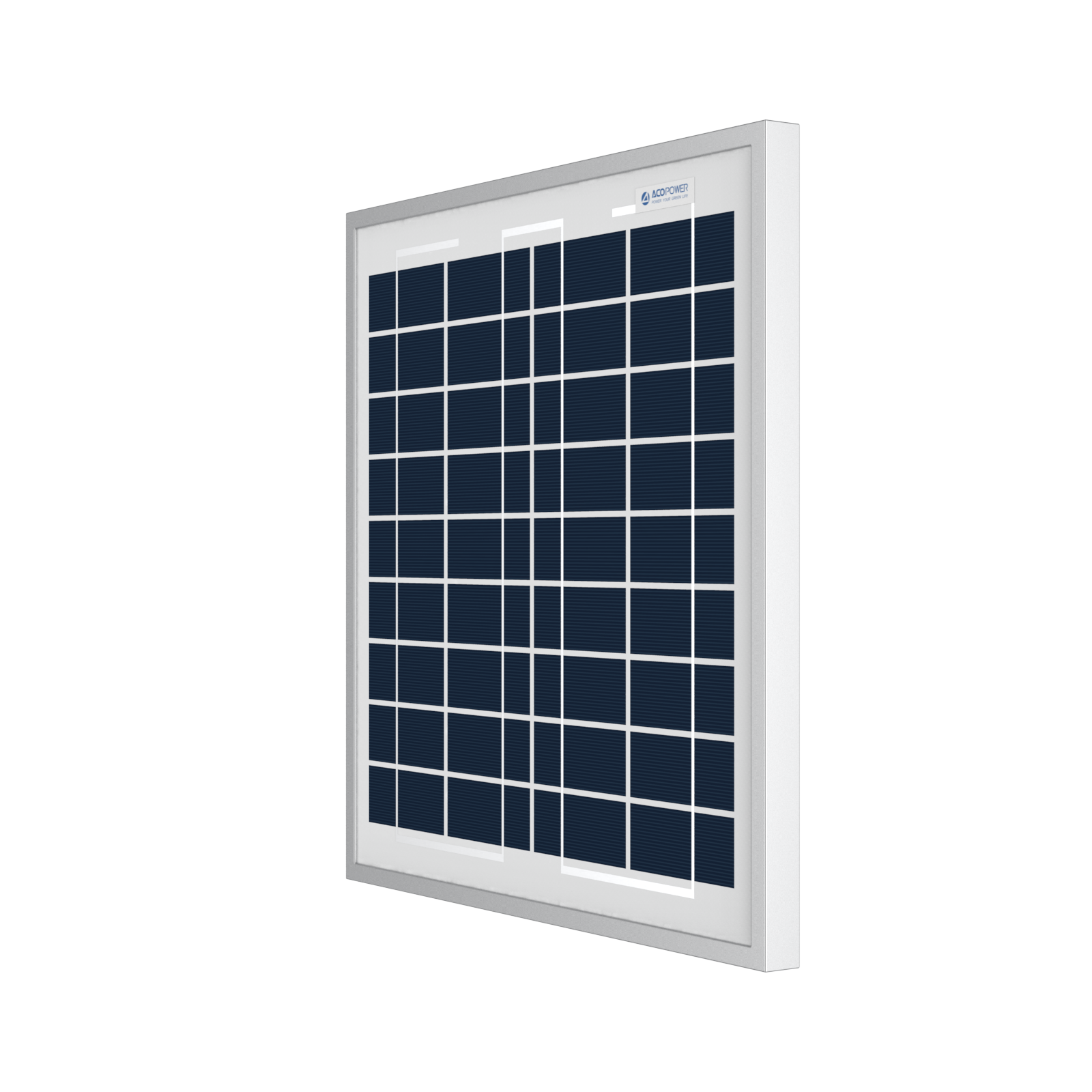 ACOPower 15W Polycrystalline Solar Panel for 12 Volt Battery Charging