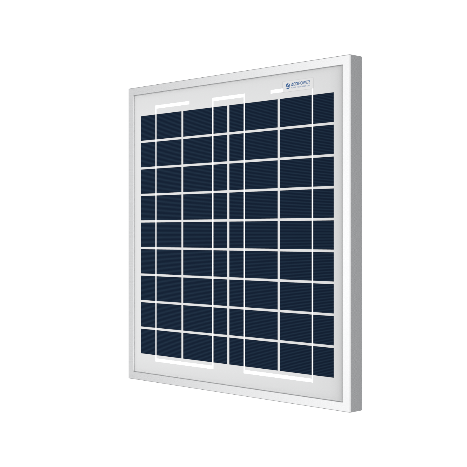 ACOPower 15W Polycrystalline Solar Panel for 12 Volt Battery Charging