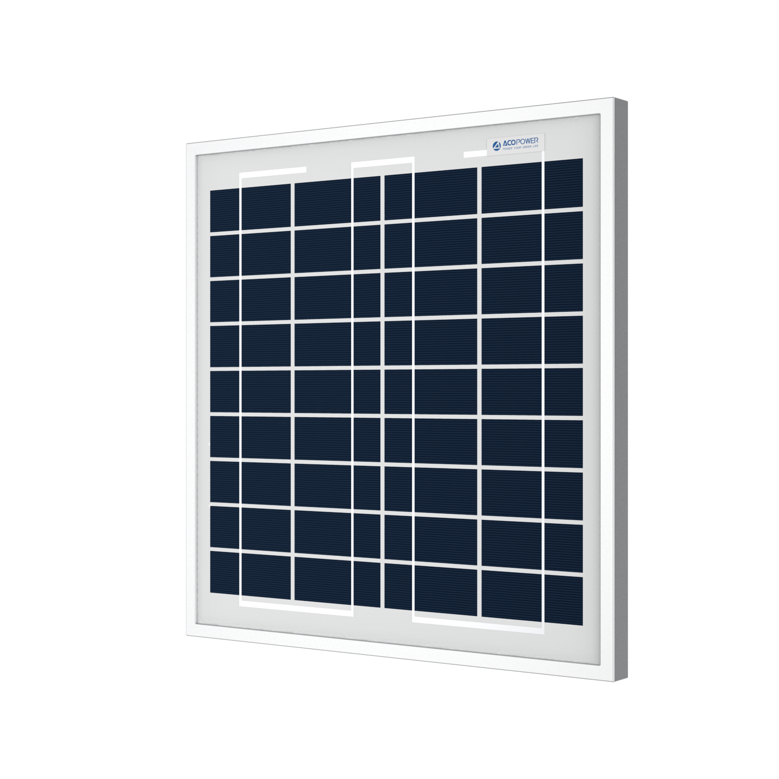 ACOPower 15W Polycrystalline Solar Panel for 12 Volt Battery Charging