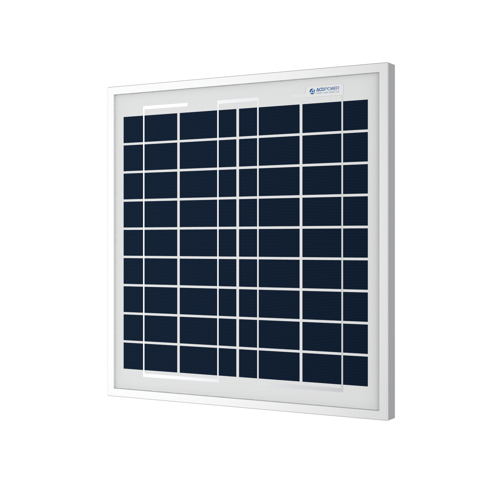 ACOPower 15W Polycrystalline Solar Panel for 12 Volt Battery Charging