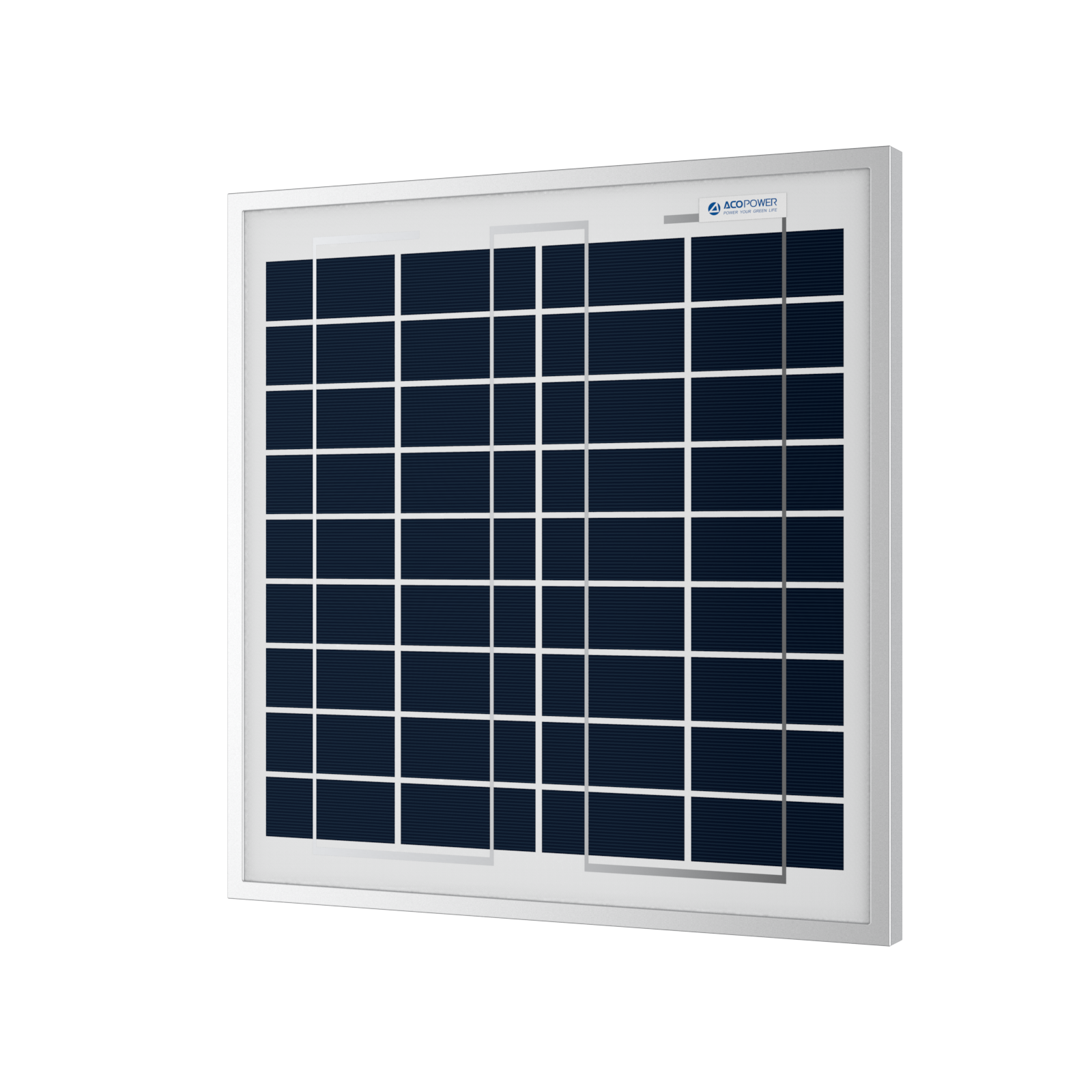 ACOPower 15W Polycrystalline Solar Panel for 12 Volt Battery Charging